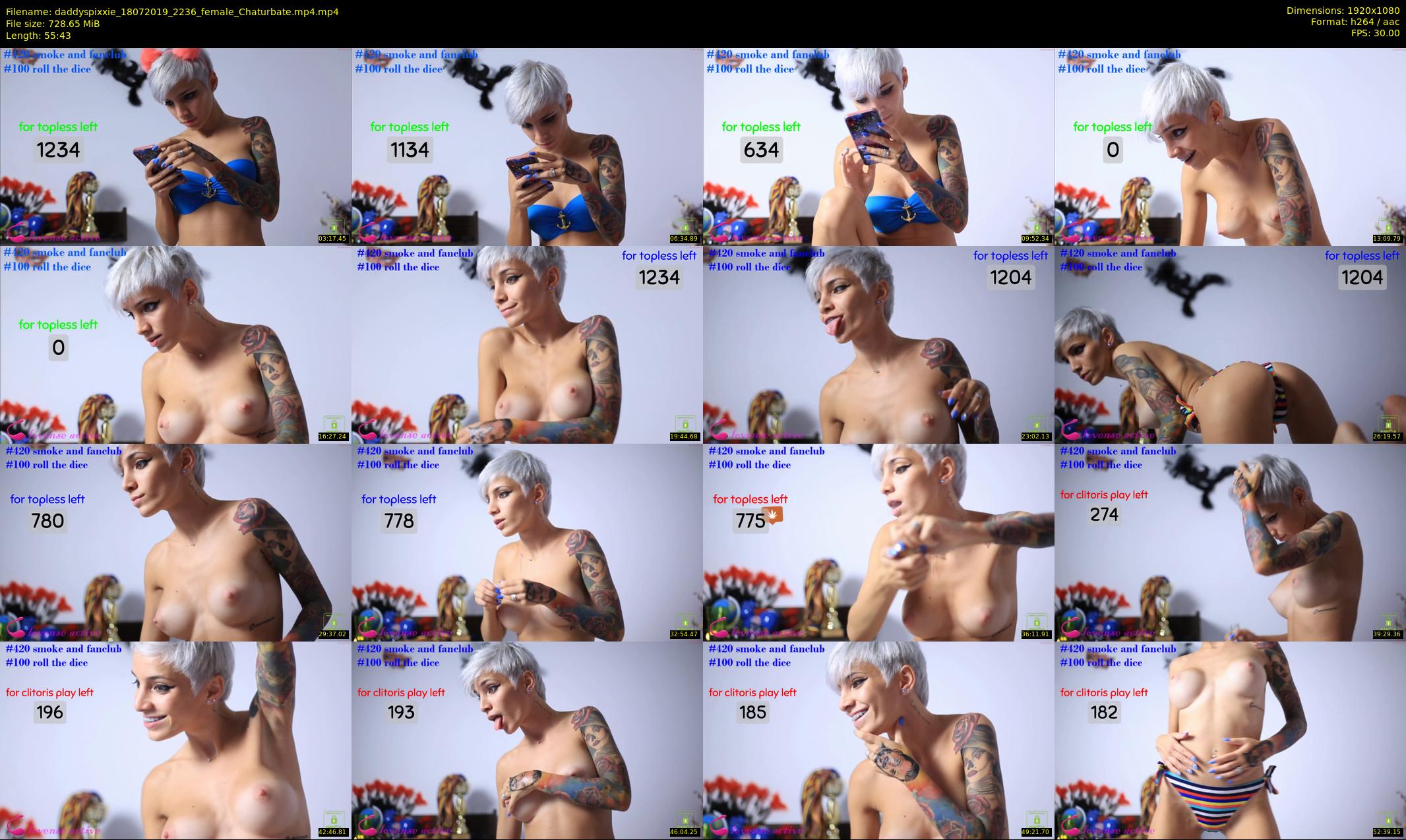 daddyspixxie — 56 minute Chaturbate female cam show recording, 1080p, Jul 18, 2019
