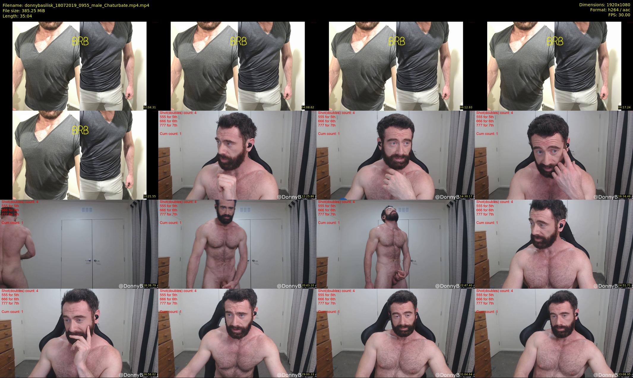 donnybasilisk — 36 minute Chaturbate male cam show recording, 1080p, Jul 18, 2019
