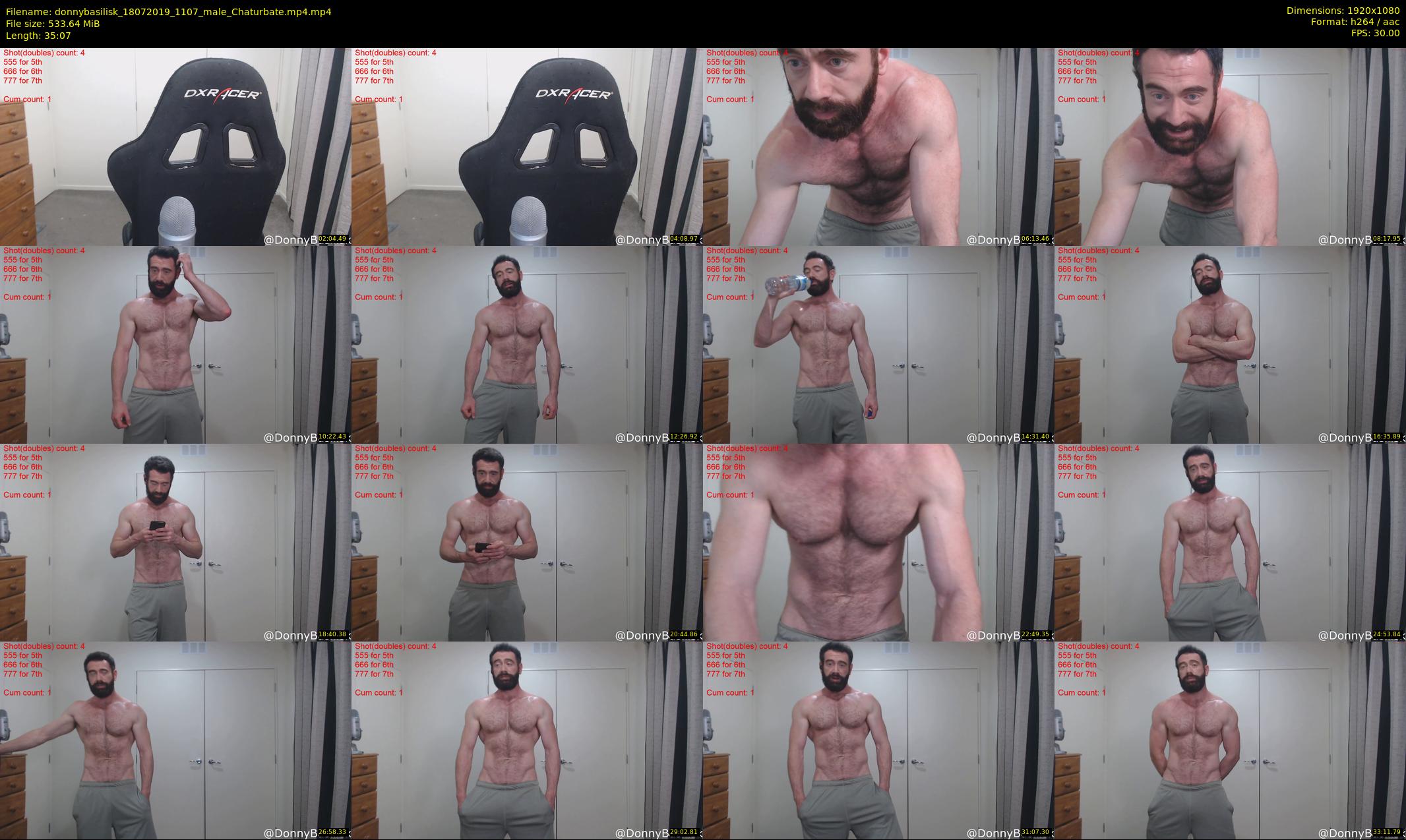 donnybasilisk — 36 minute Chaturbate male cam show recording, 1080p, Jul 18, 2019