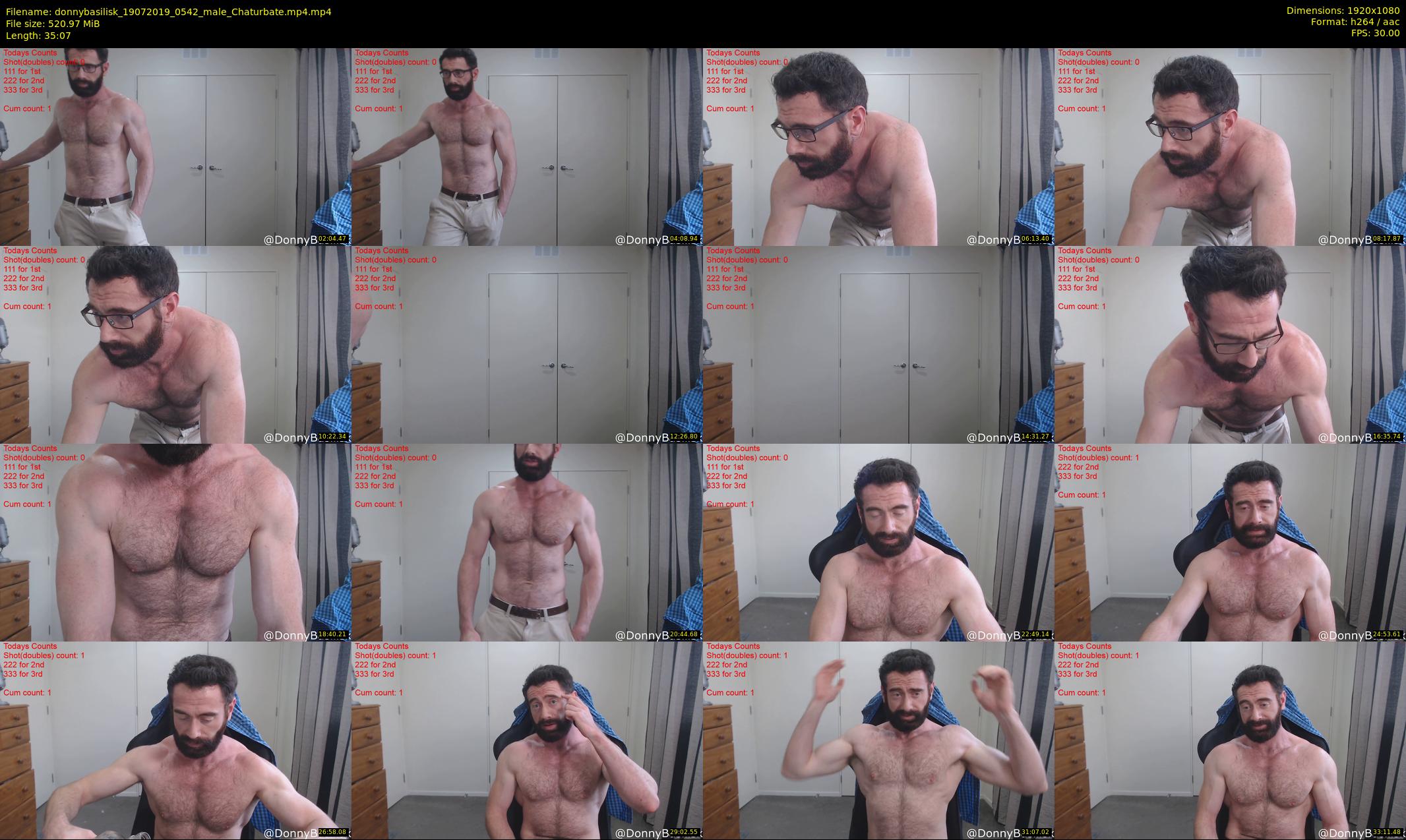 donnybasilisk — 36 minute Chaturbate male cam show recording, 1080p, Jul 19, 2019