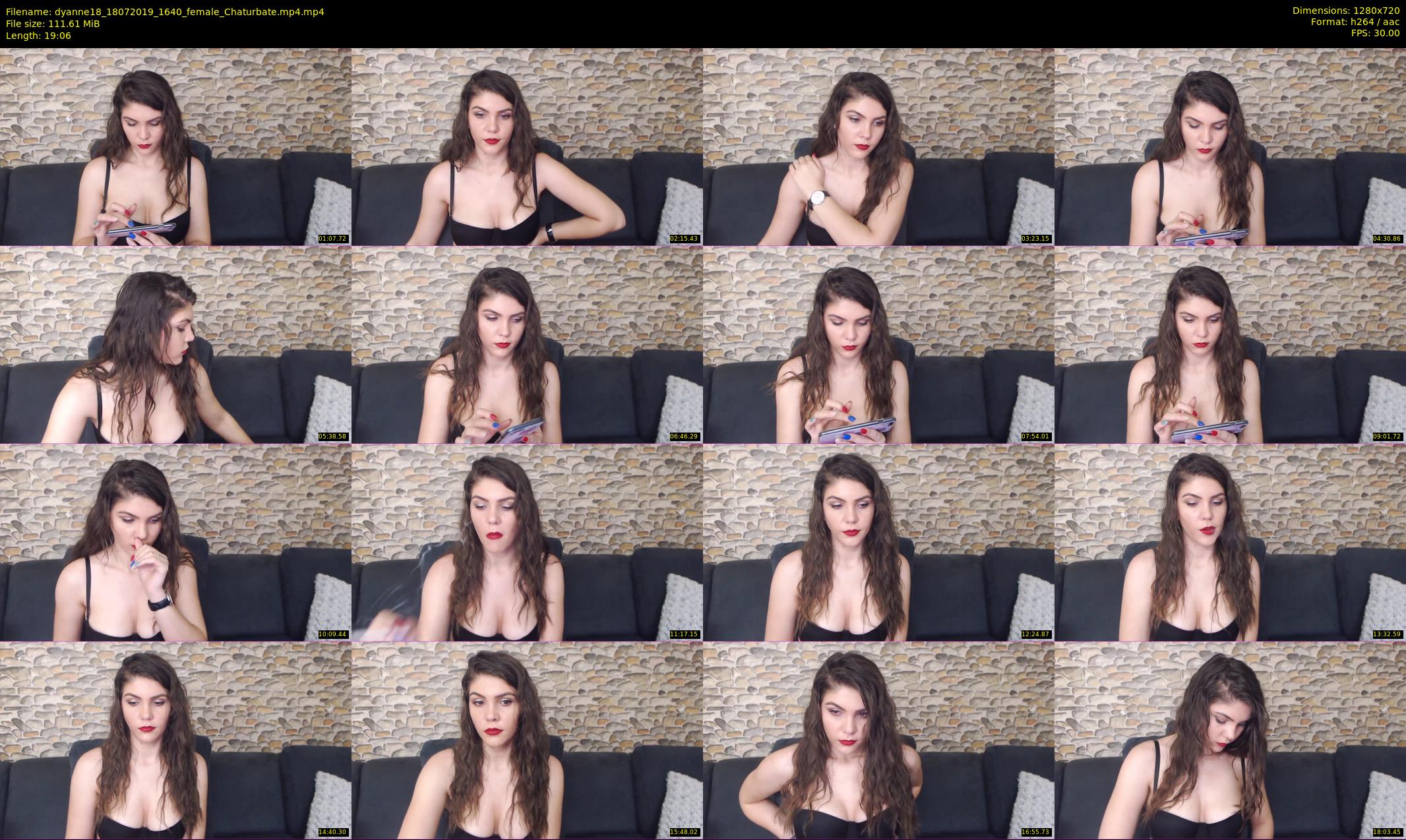 dyanne18 — 20 minute Chaturbate female cam show recording, 720p, Jul 18, 2019
