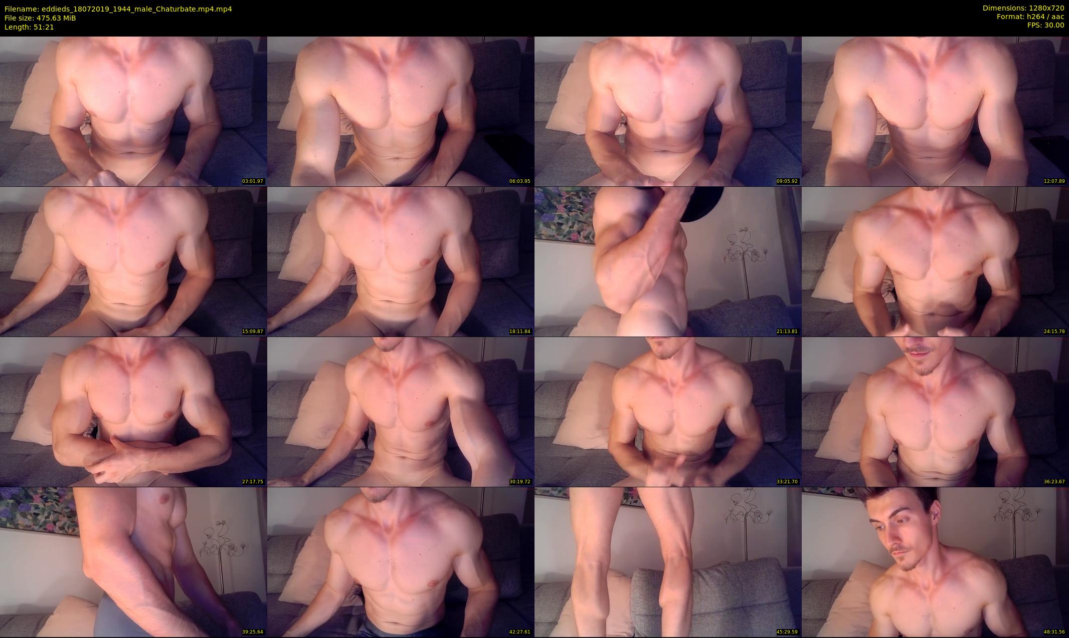 eddieds — 52 minute Chaturbate male cam show recording, 720p, Jul 18, 2019