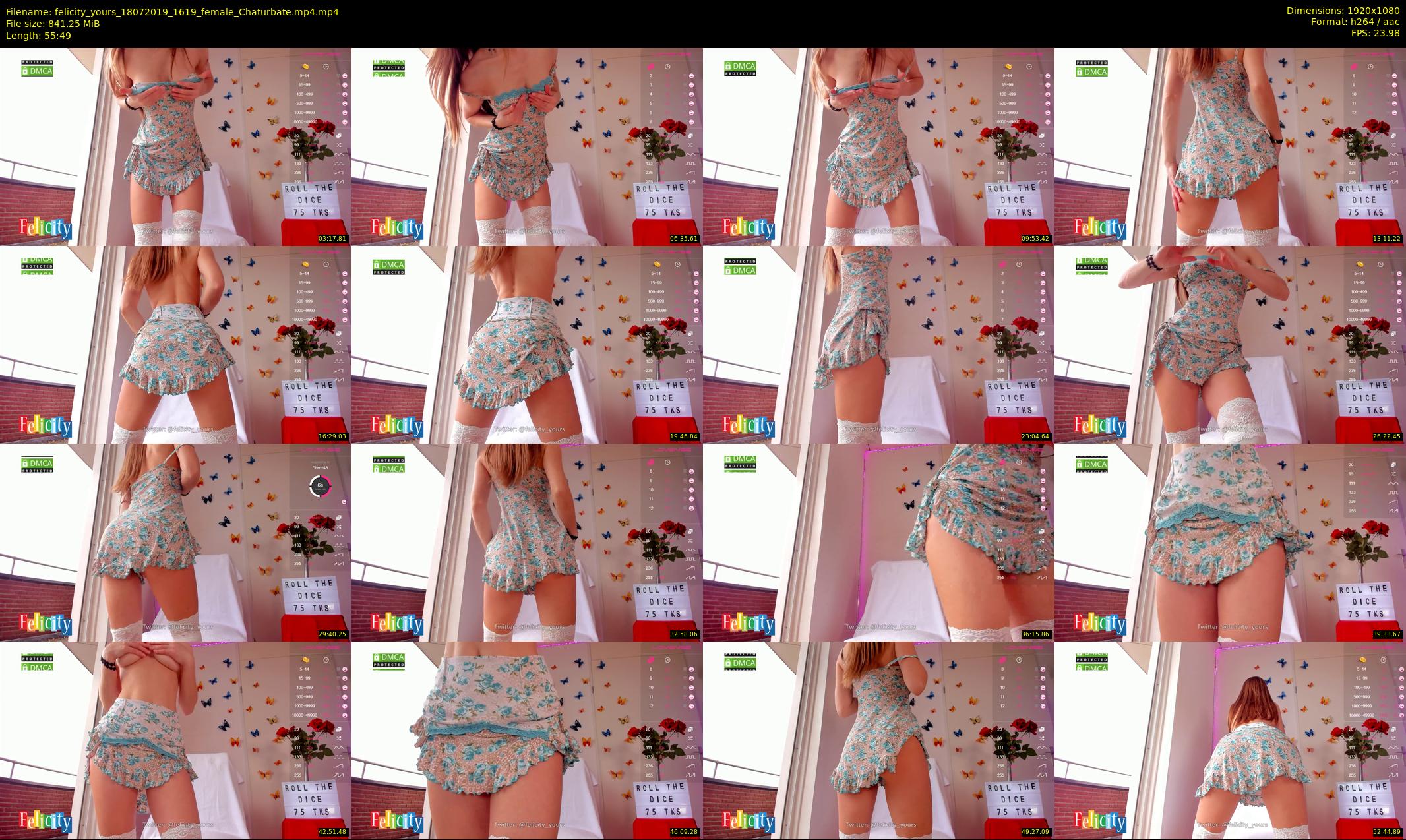 felicity_yours — 56 minute Chaturbate female cam show recording, 1080p, Jul 18, 2019