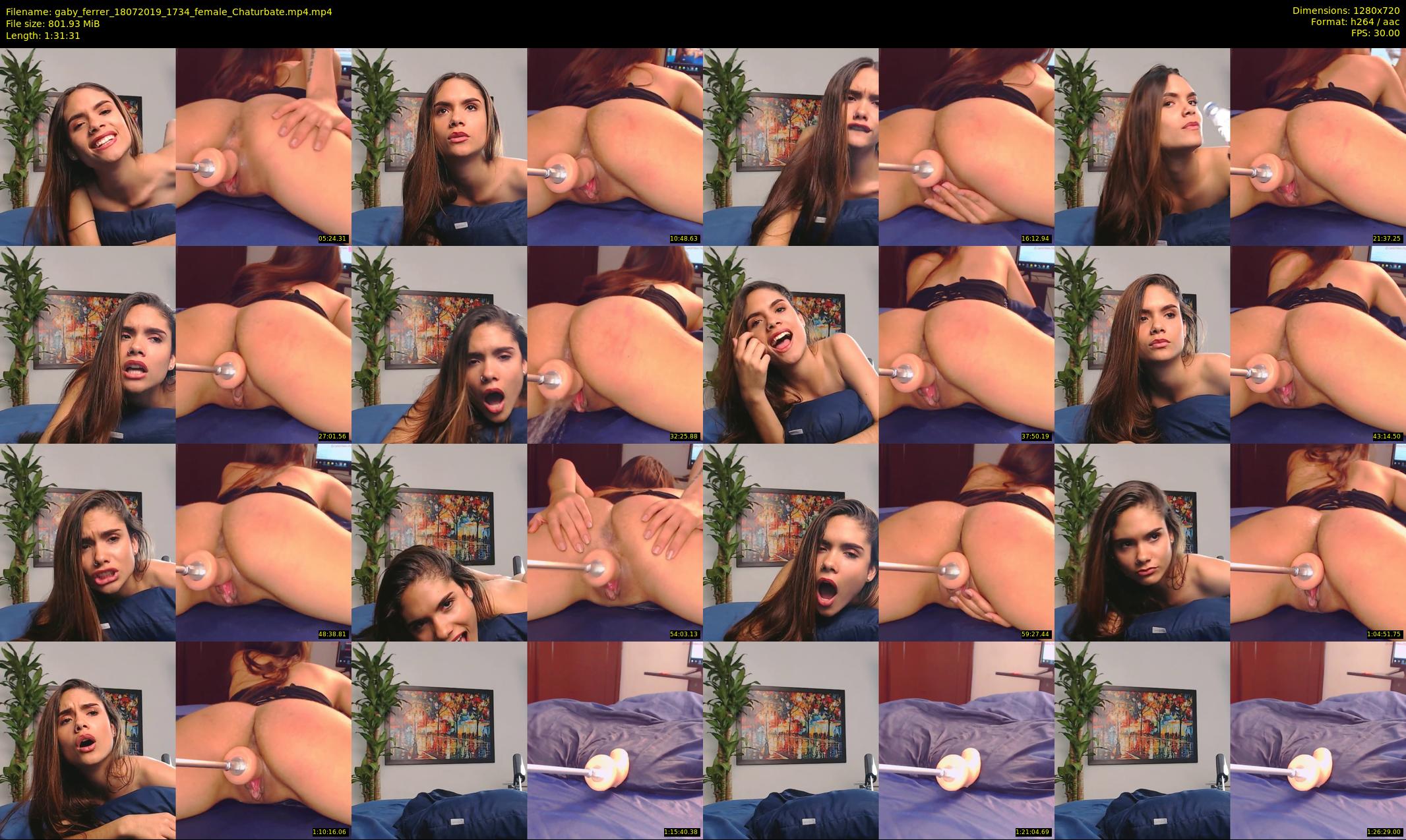 gaby_ferrer — 92 minute Chaturbate female cam show recording, 720p, Jul 18, 2019