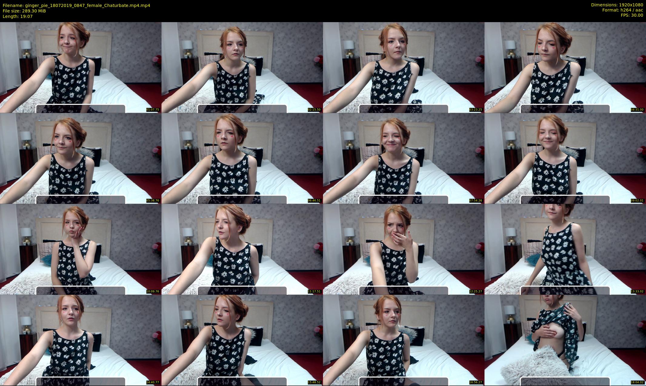 ginger_pie — 20 minute Chaturbate female cam show recording, 1080p, Jul 18, 2019
