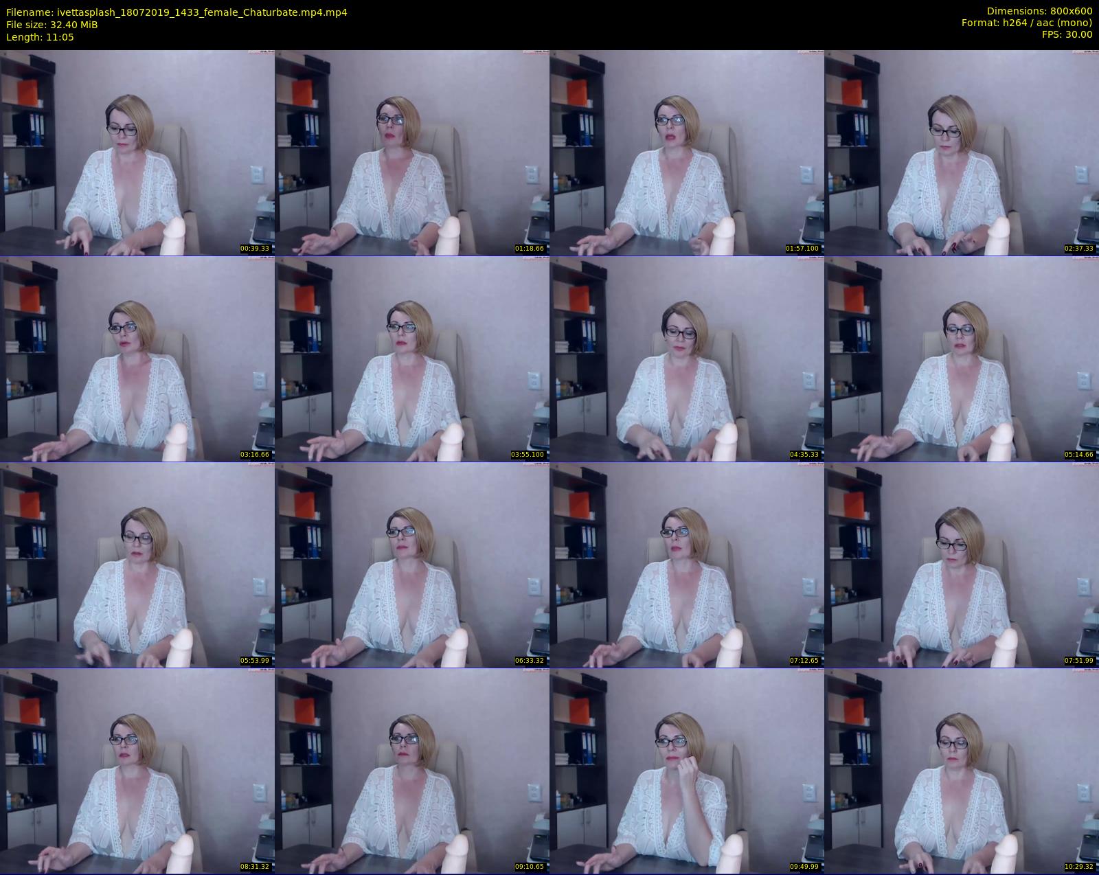 ivettasplash — 12 minute Chaturbate female cam show recording, 480p, Jul 18, 2019