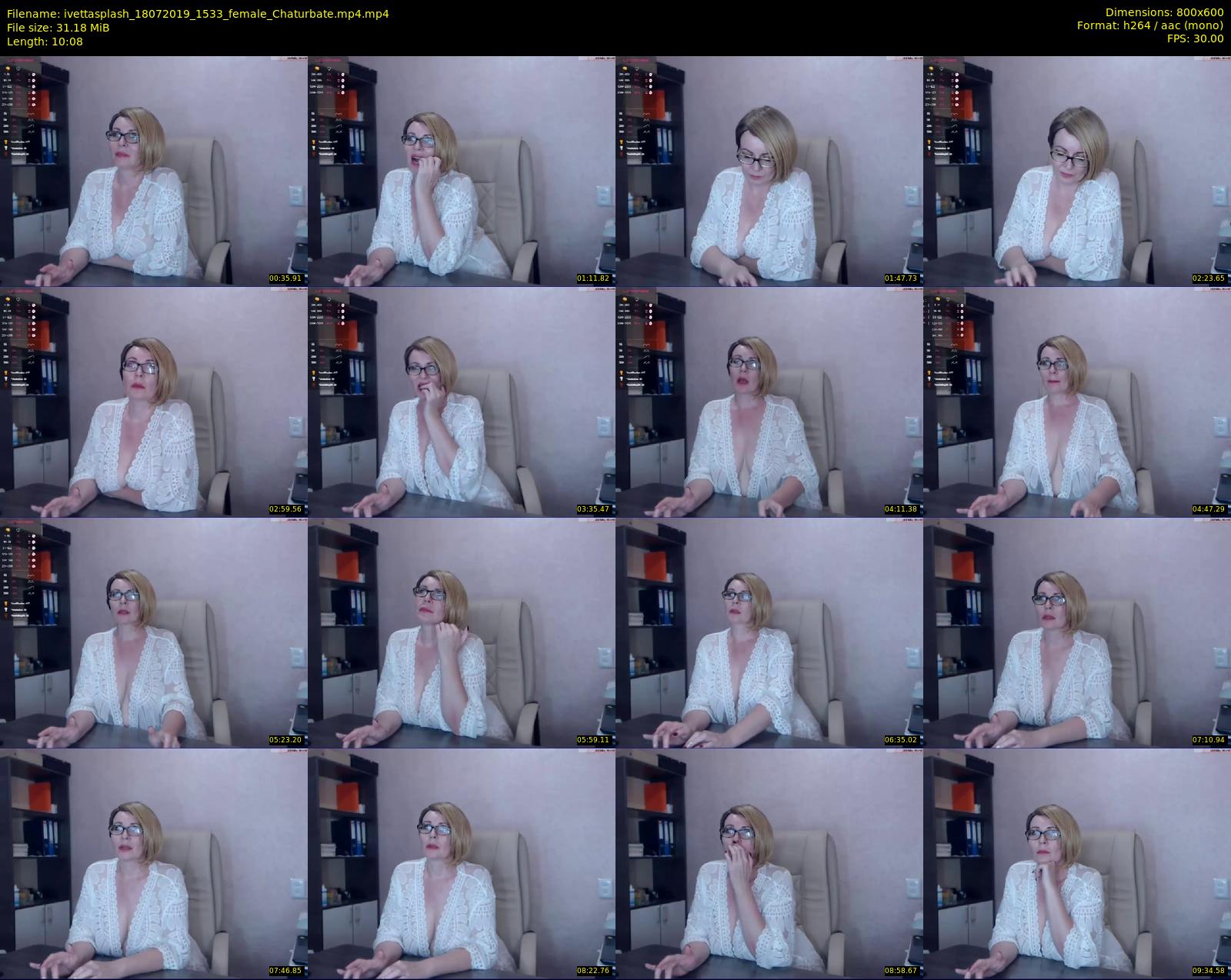 ivettasplash — 11 minute Chaturbate female cam show recording, 480p, Jul 18, 2019