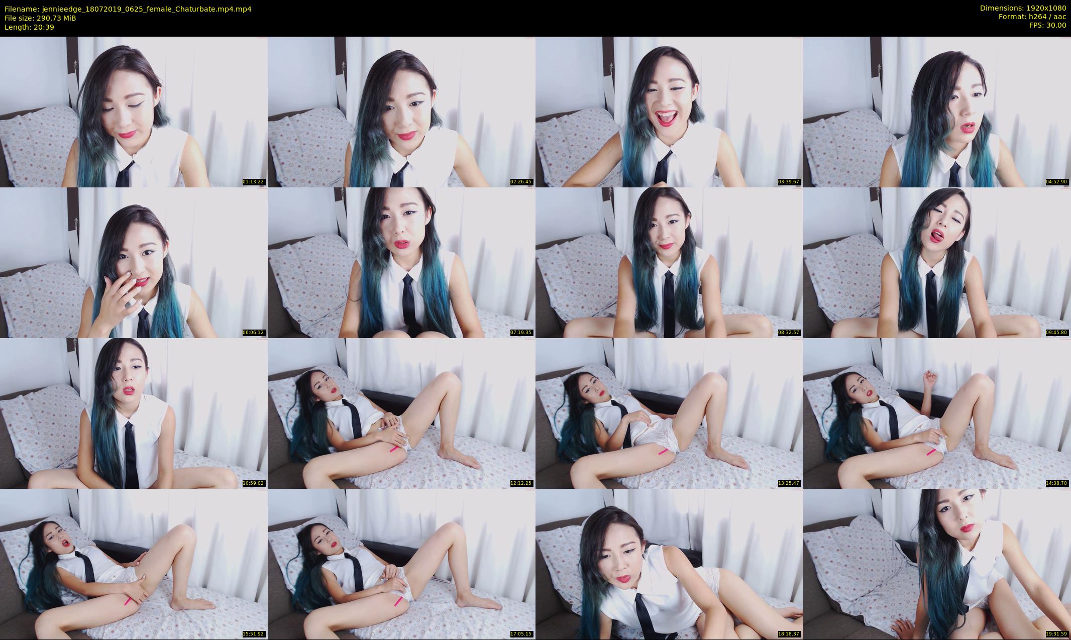 jennieedge — 21 minute Chaturbate female cam show recording, 1080p, Jul 18, 2019