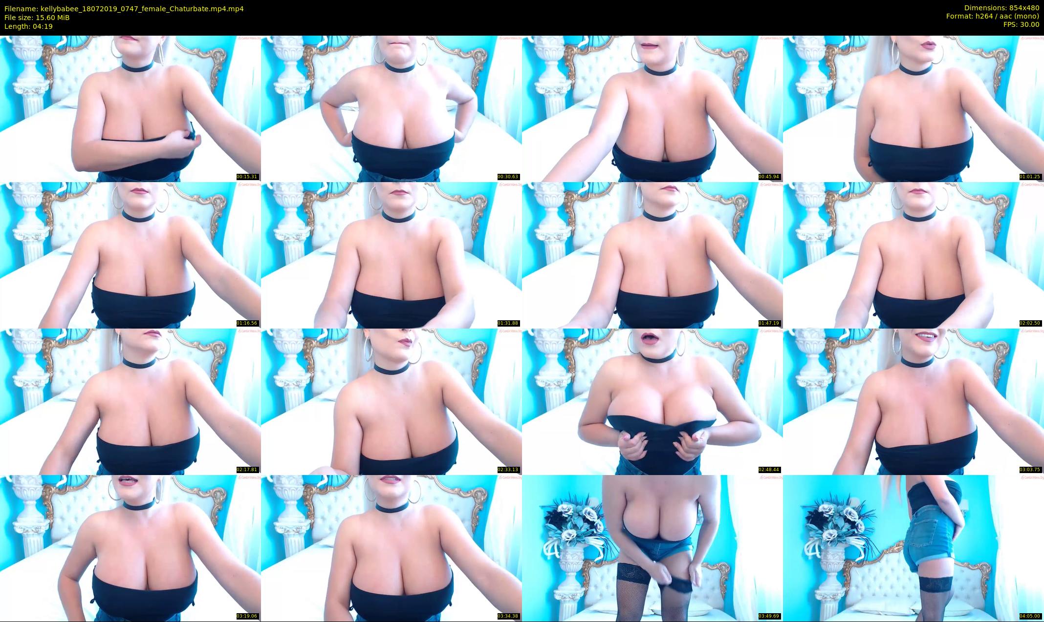 kellybabee — 5 minute Chaturbate female cam show recording, 480p, Jul 18, 2019