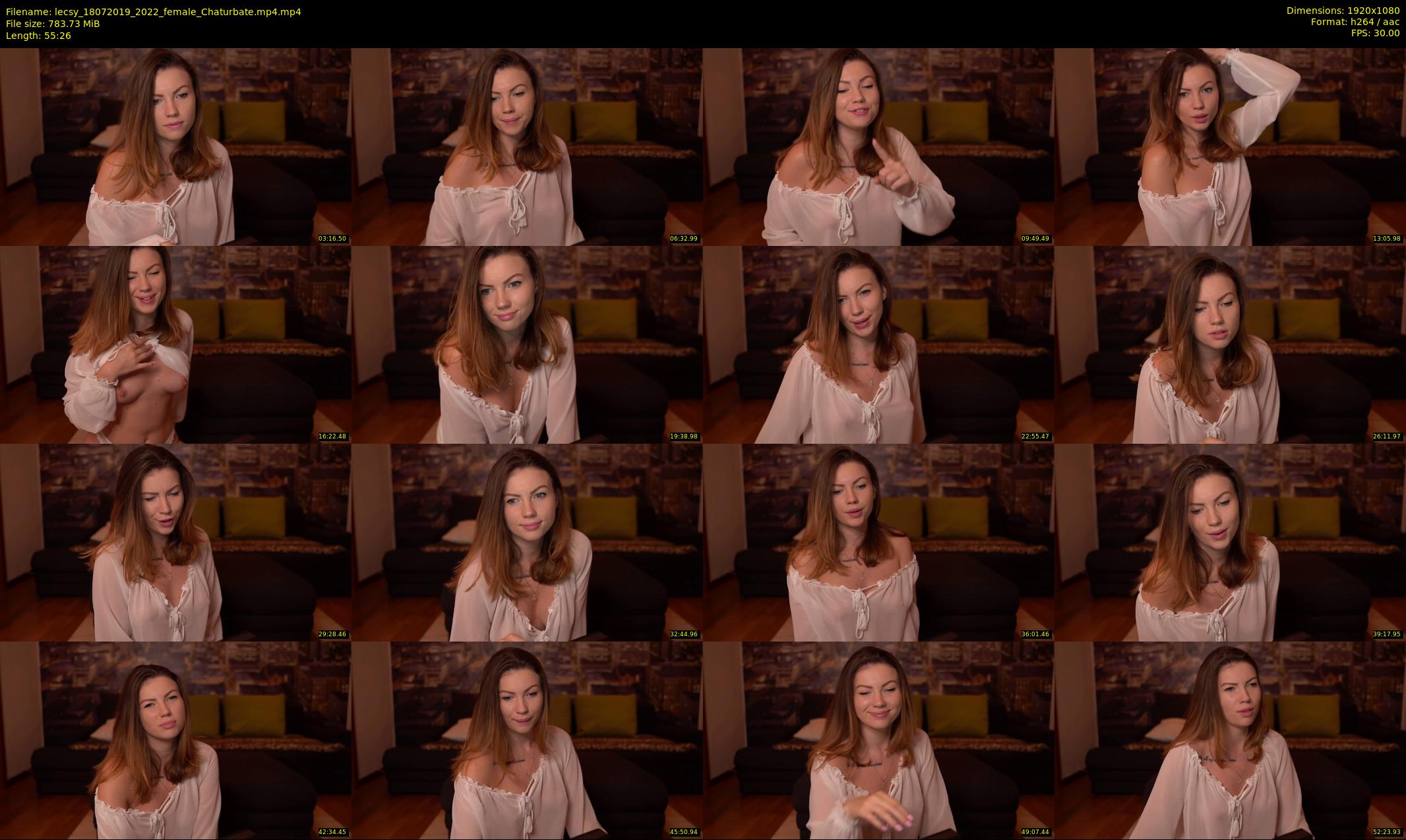 lecsy — 56 minute Chaturbate female cam show recording, 1080p, Jul 18, 2019