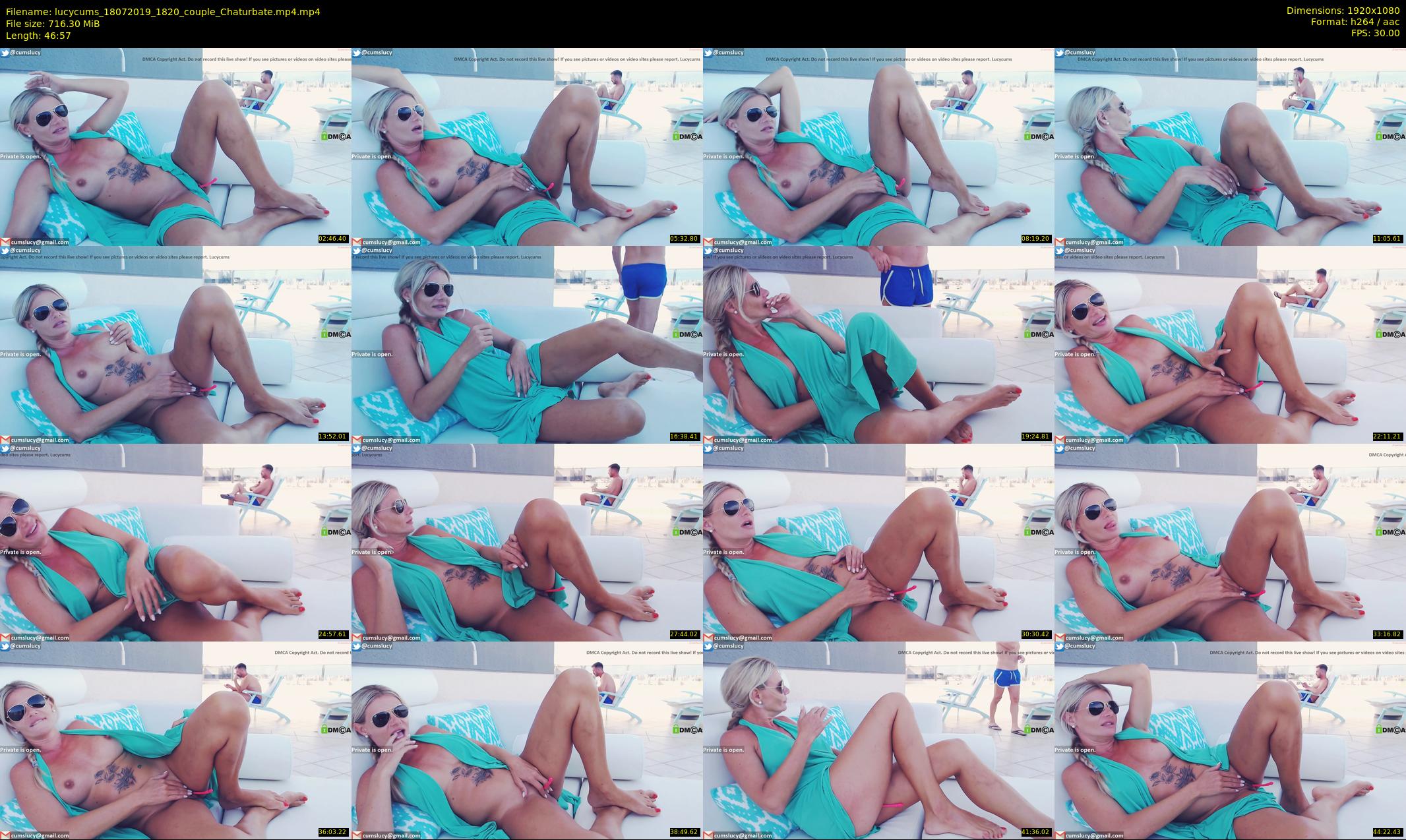 lucycums — 47 minute Chaturbate couple cam show recording, 1080p, Jul 18, 2019
