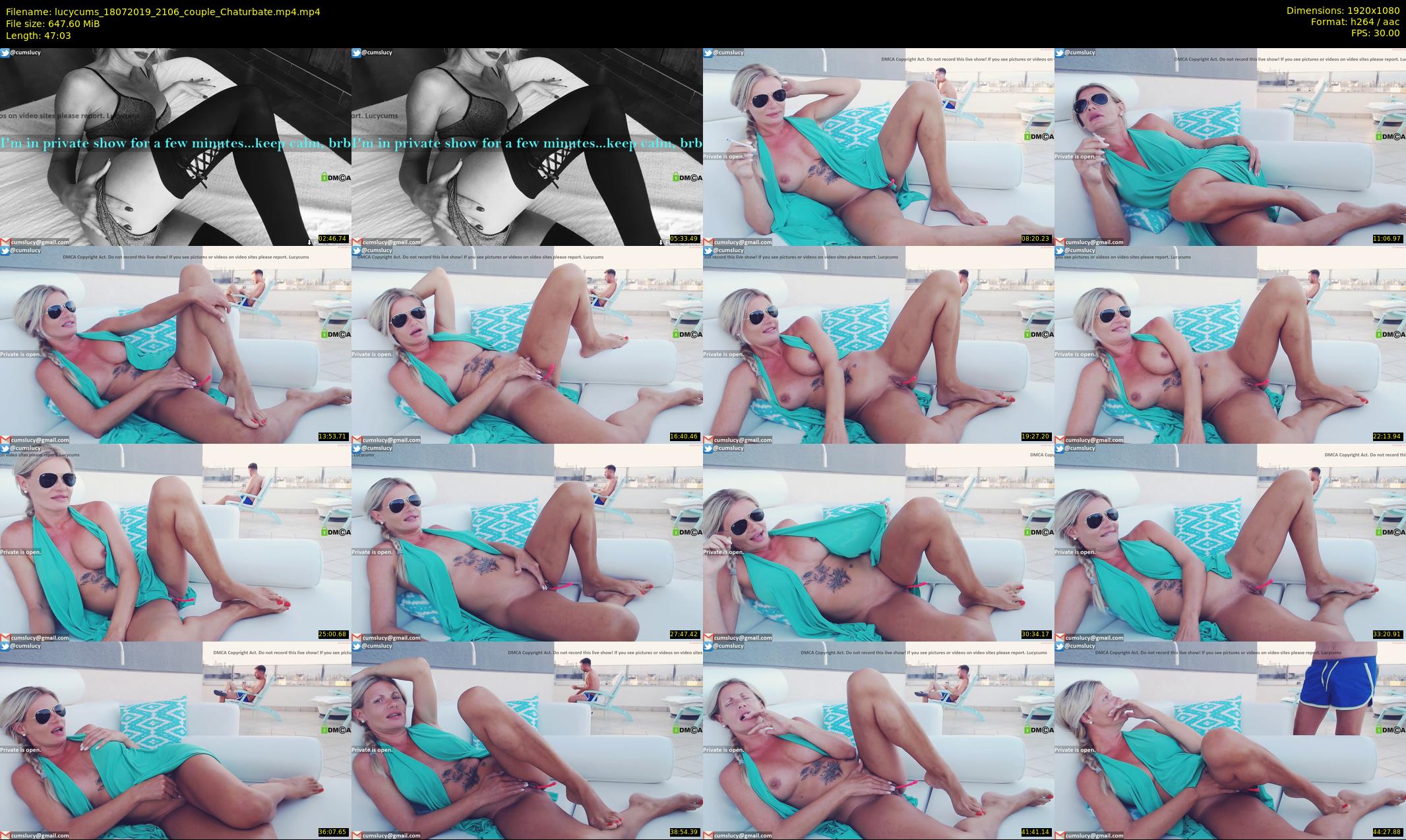lucycums — 48 minute Chaturbate couple cam show recording, 1080p, Jul 18, 2019