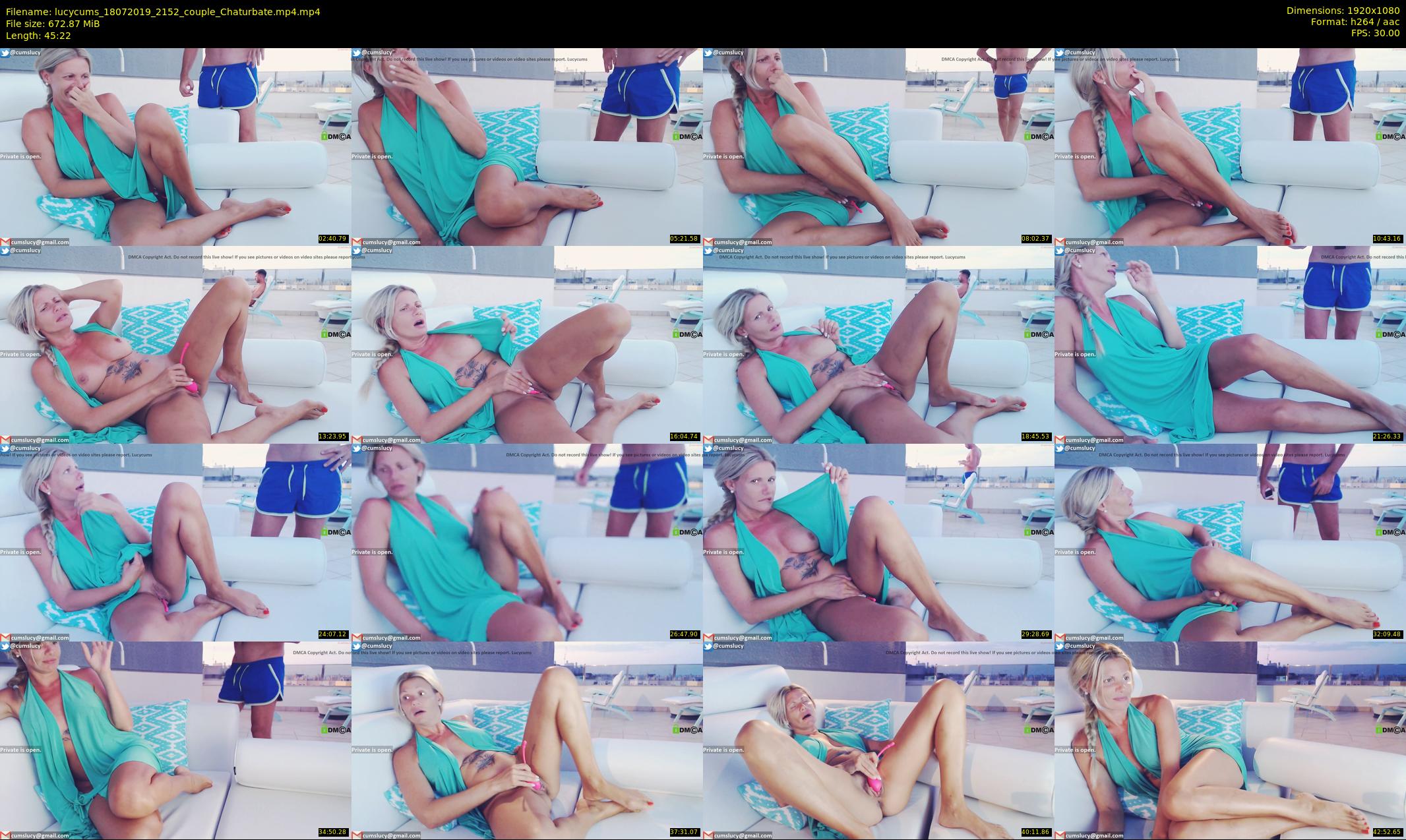 lucycums — 46 minute Chaturbate couple cam show recording, 1080p, Jul 18, 2019