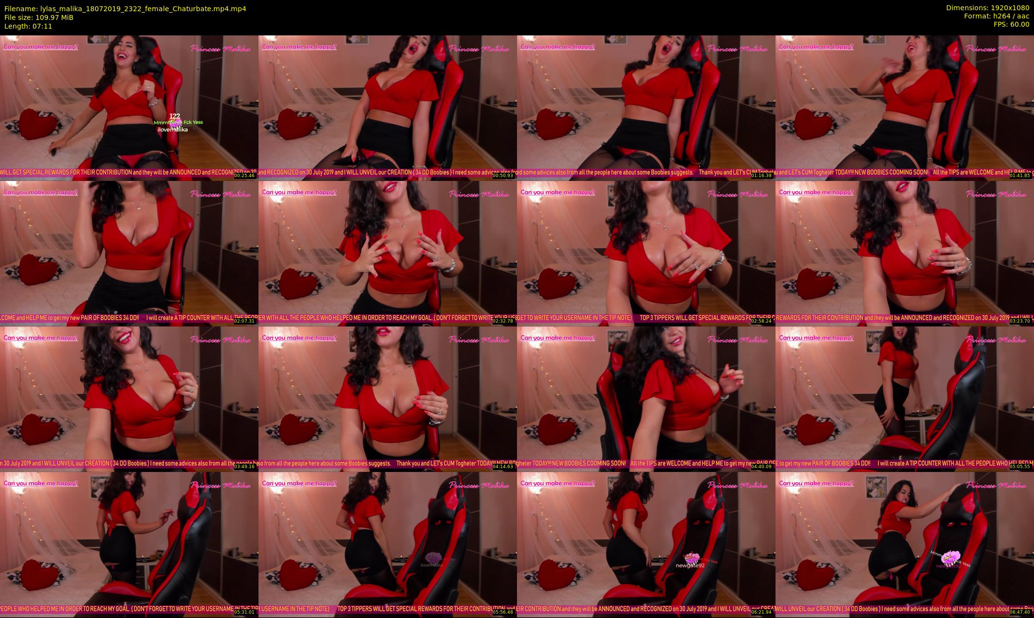 lylas_malika — 8 minute Chaturbate female cam show recording, 1080p, Jul 18, 2019