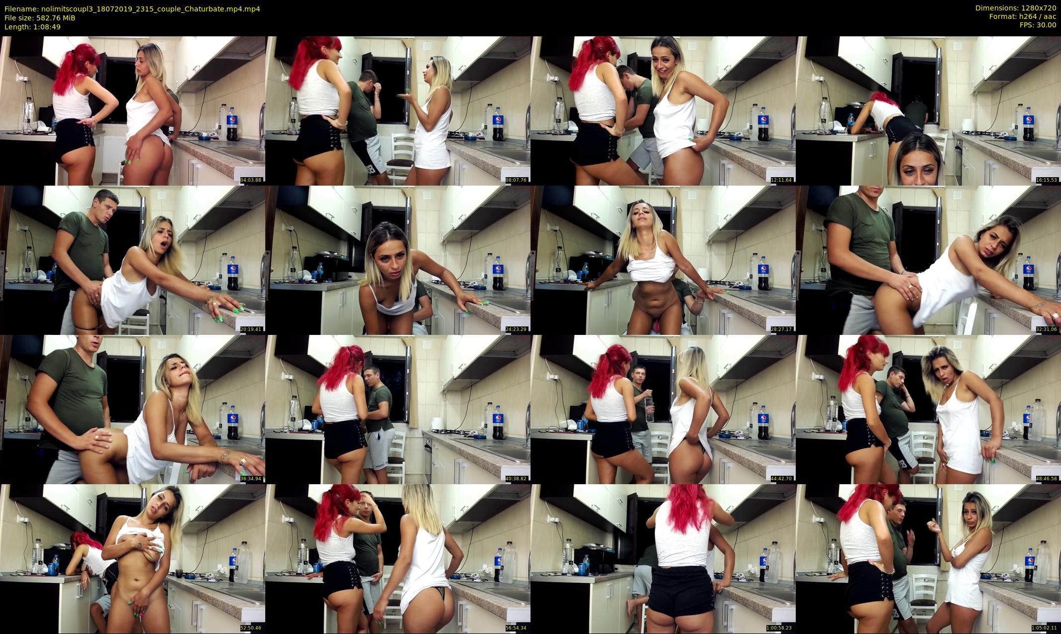 nolimitscoupl3 — 69 minute Chaturbate couple cam show recording, 720p, Jul 18, 2019