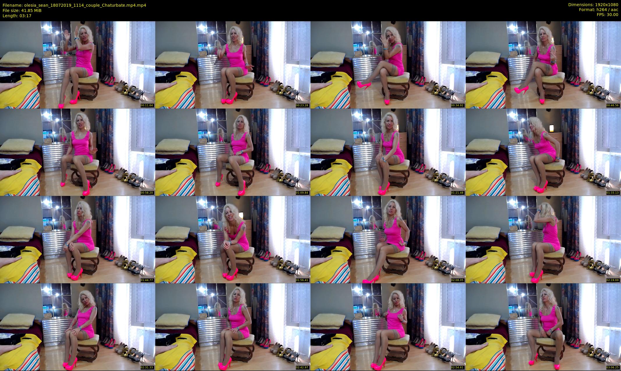 olesia_sean — 4 minute Chaturbate couple cam show recording, 1080p, Jul 18, 2019