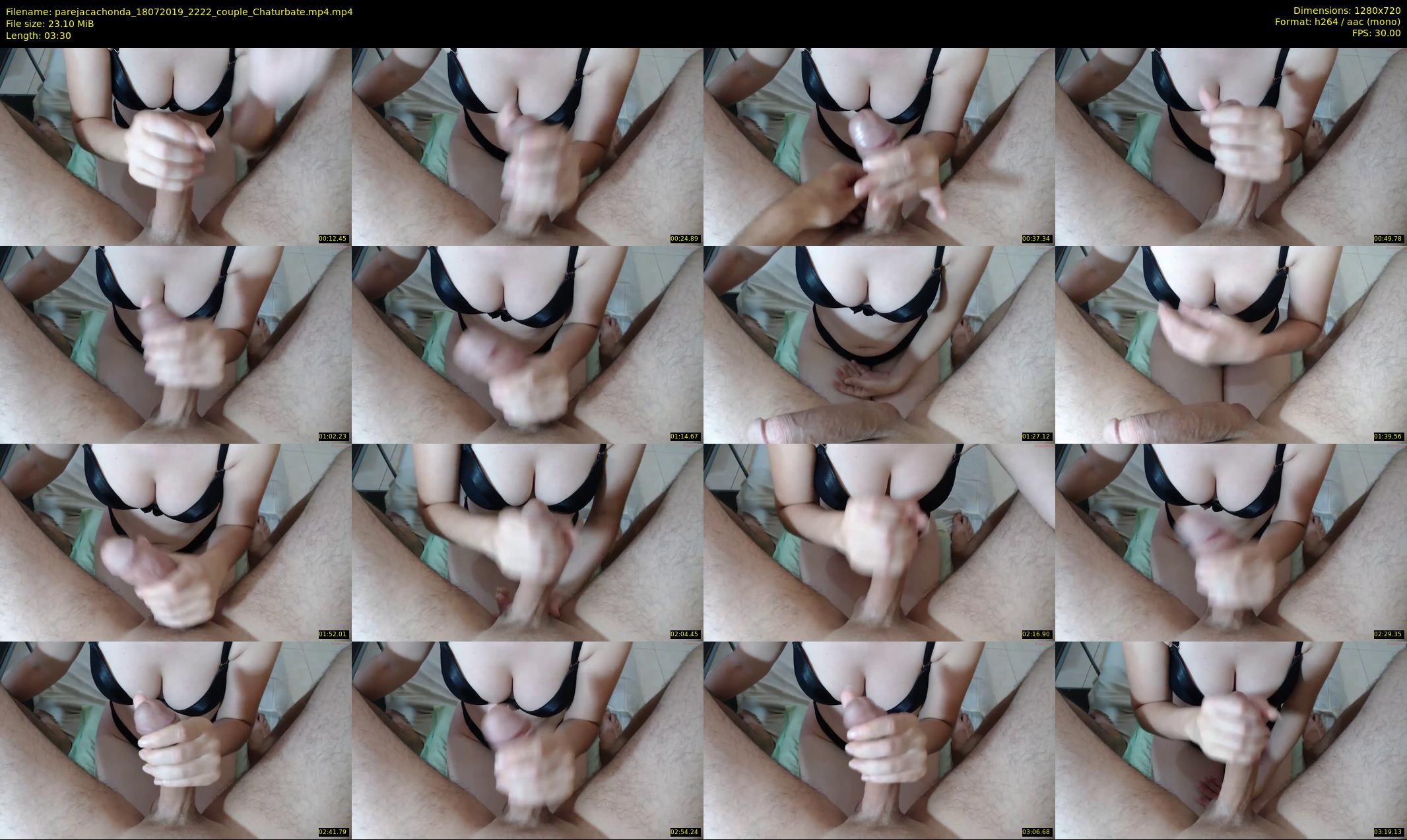 parejacachonda — 4 minute Chaturbate couple cam show recording, 720p, Jul 18, 2019