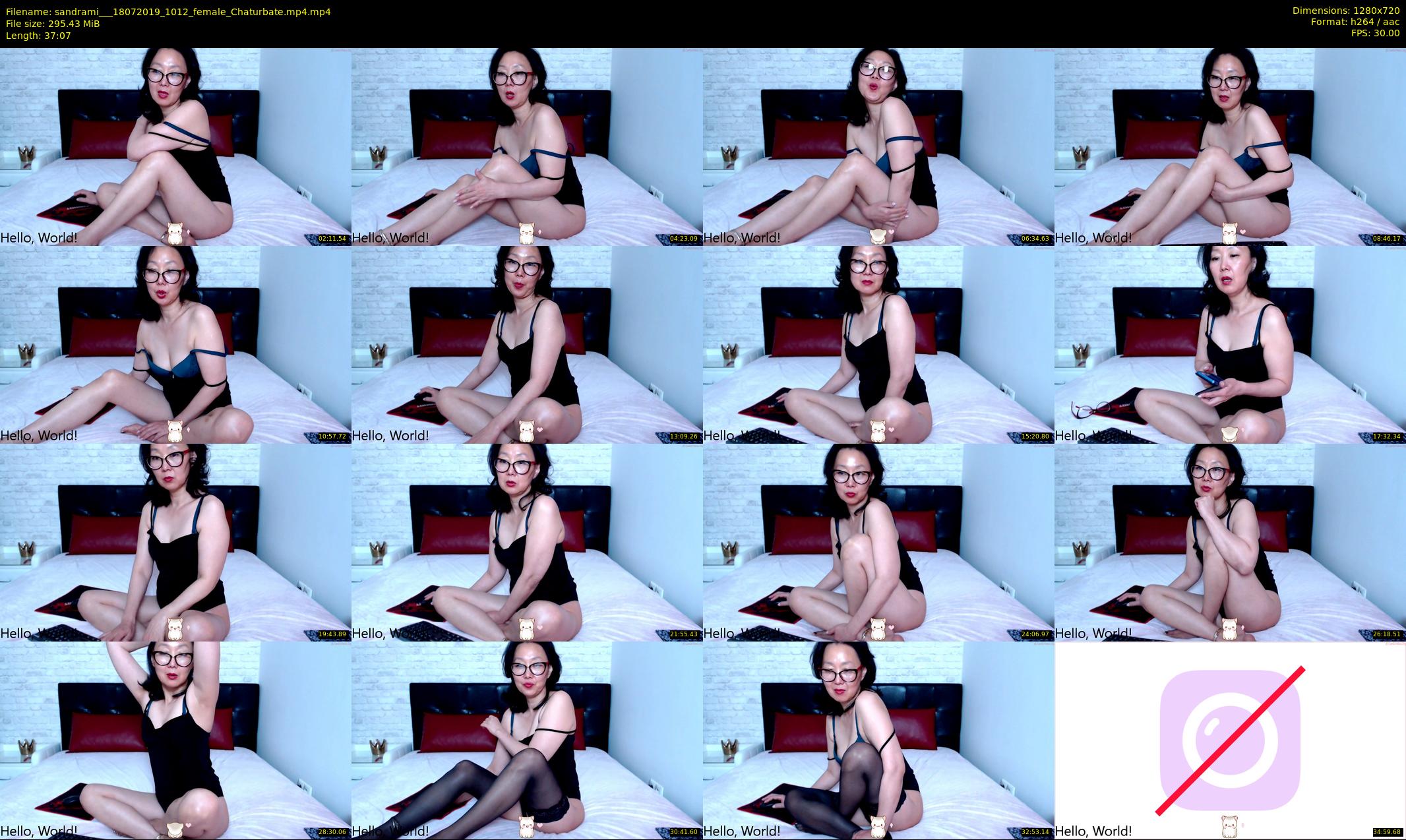 sandrami__ — 38 minute Chaturbate female cam show recording, 720p, Jul 18, 2019