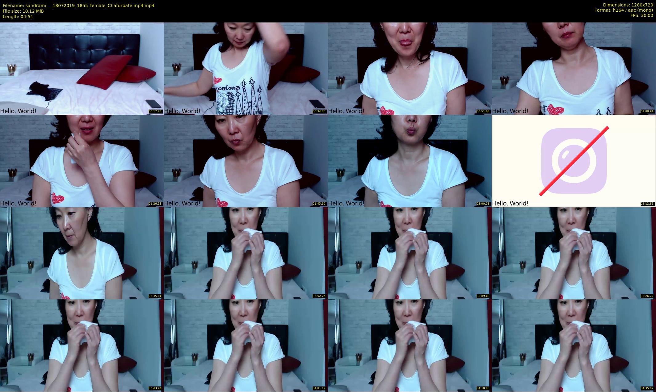 sandrami__ — 5 minute Chaturbate female cam show recording, 720p, Jul 18, 2019