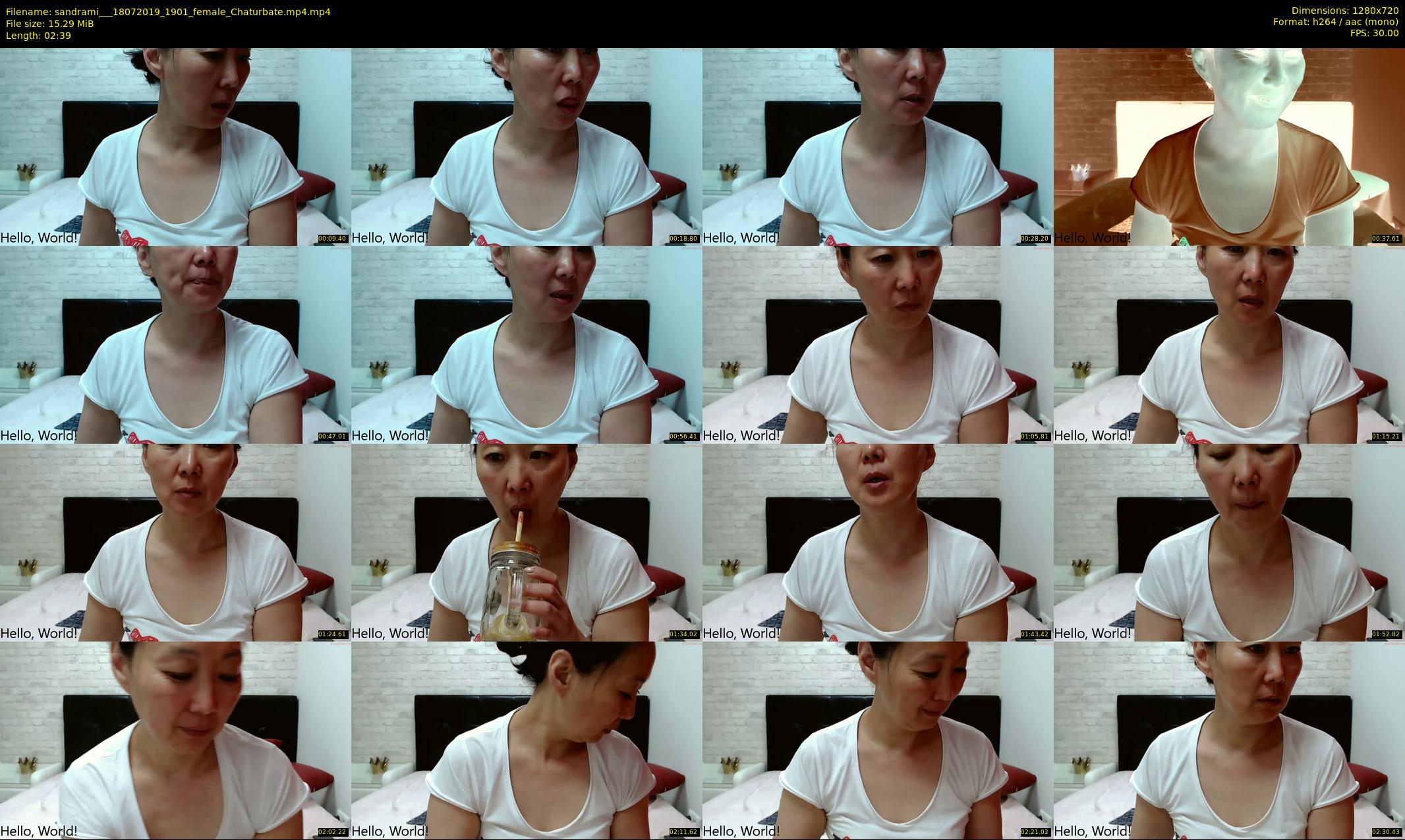 sandrami__ — 3 minute Chaturbate female cam show recording, 720p, Jul 18, 2019