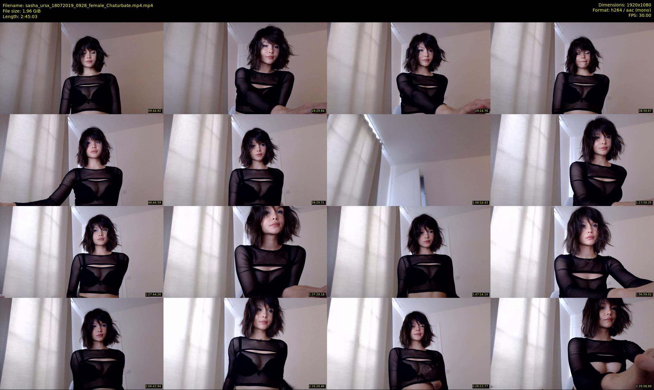 sasha_ursx — 166 minute Chaturbate female cam show recording, 1080p, Jul 18, 2019