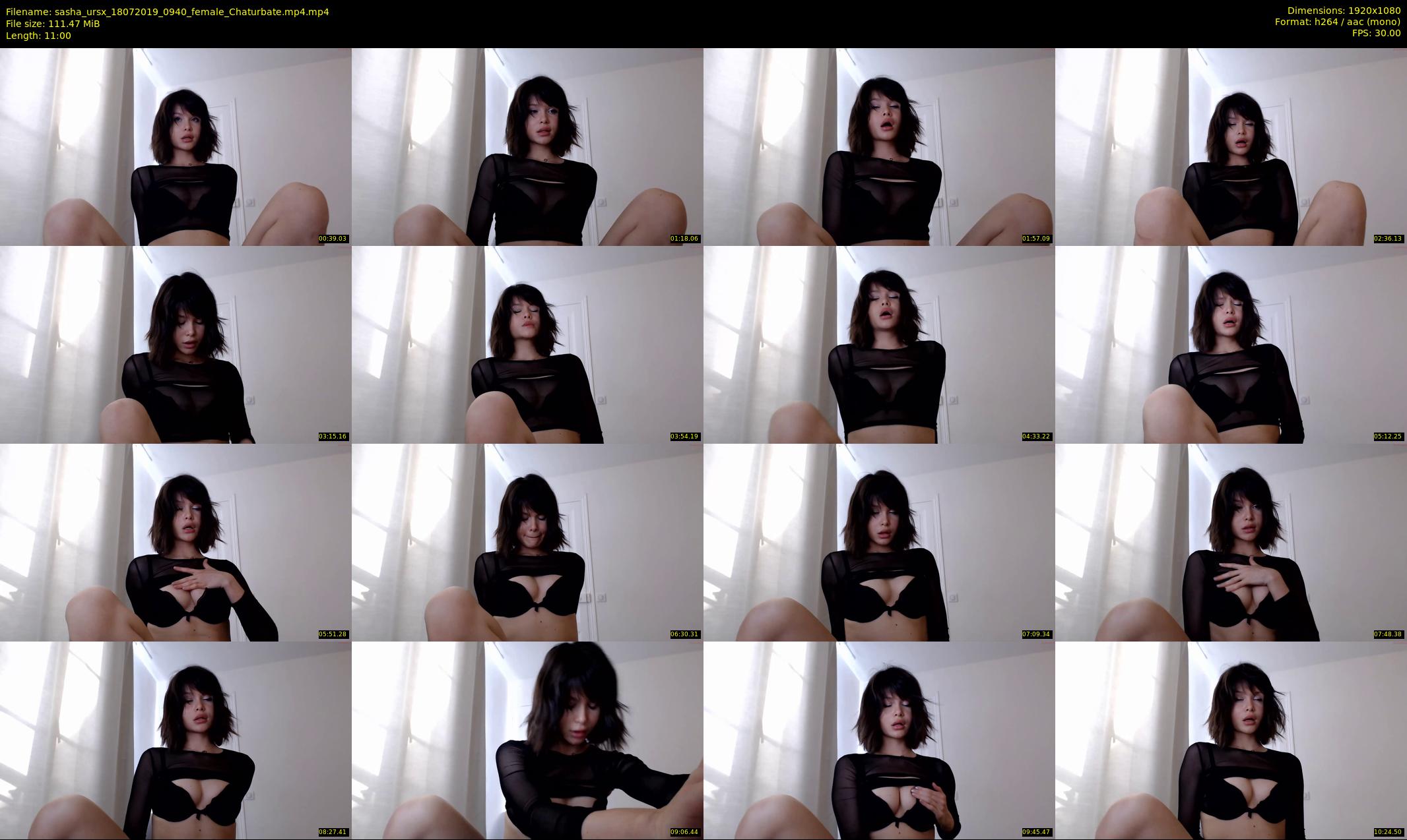 sasha_ursx — 11 minute Chaturbate female cam show recording, 1080p, Jul 18, 2019