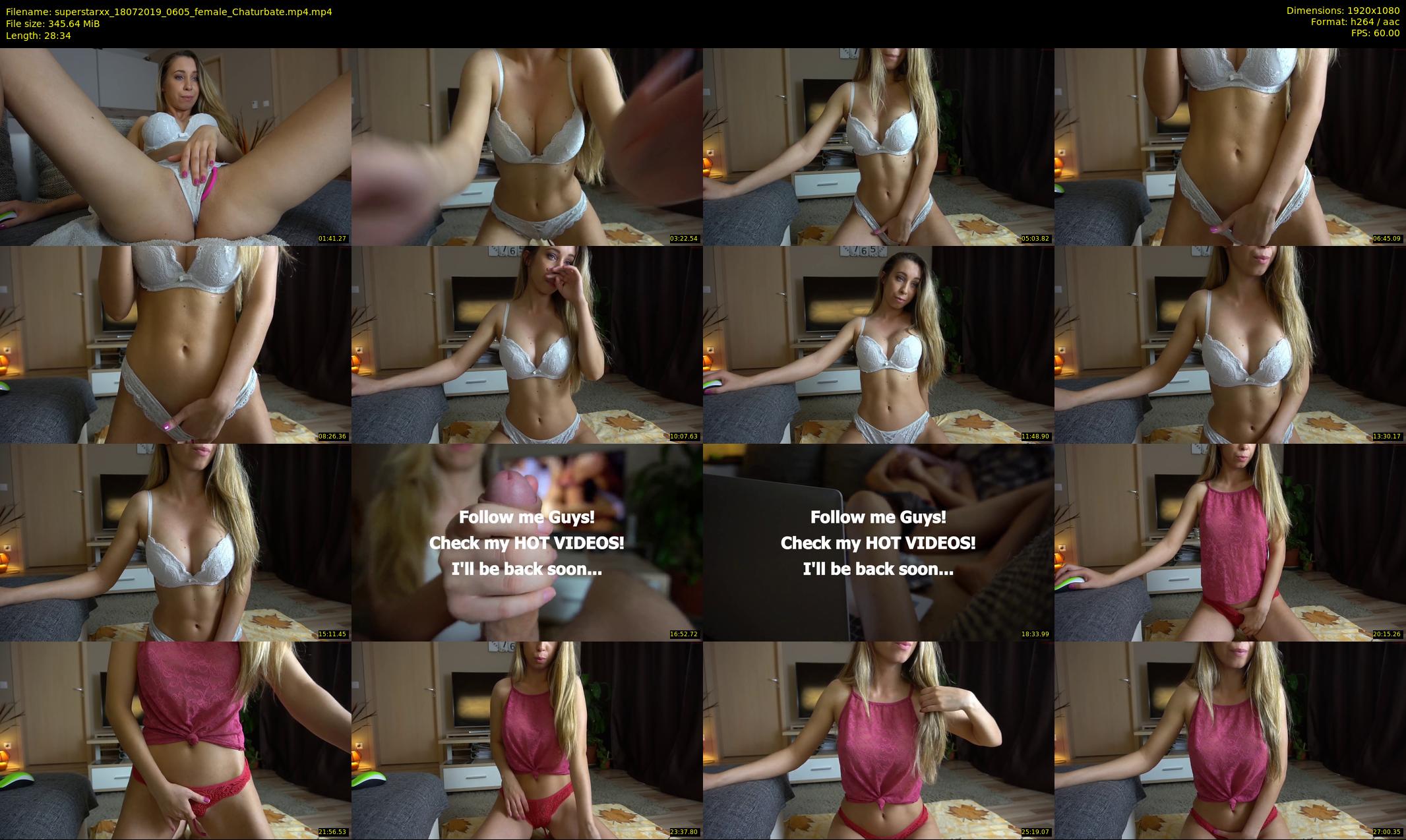 superstarxx — 29 minute Chaturbate female cam show recording, 1080p, Jul 18, 2019