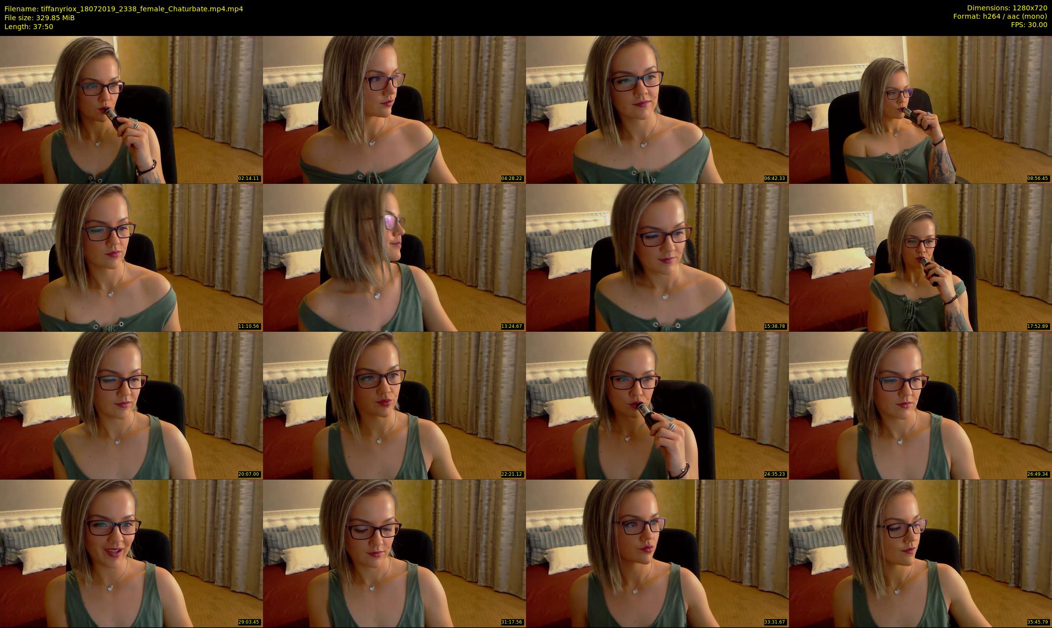 tiffanyriox — 38 minute Chaturbate female cam show recording, 720p, Jul 18, 2019