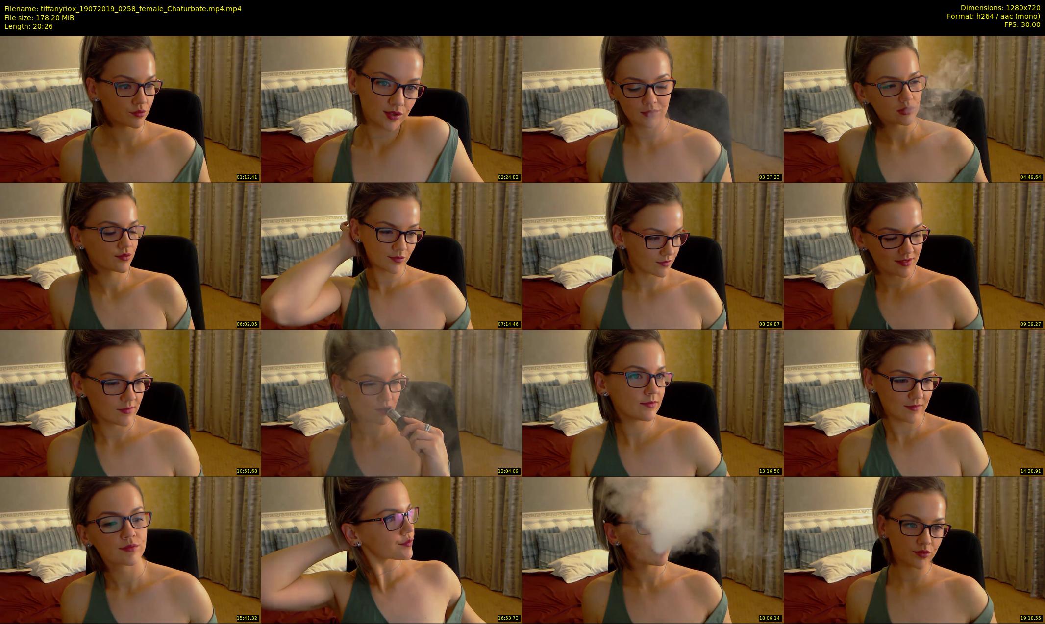 tiffanyriox — 21 minute Chaturbate female cam show recording, 720p, Jul 19, 2019