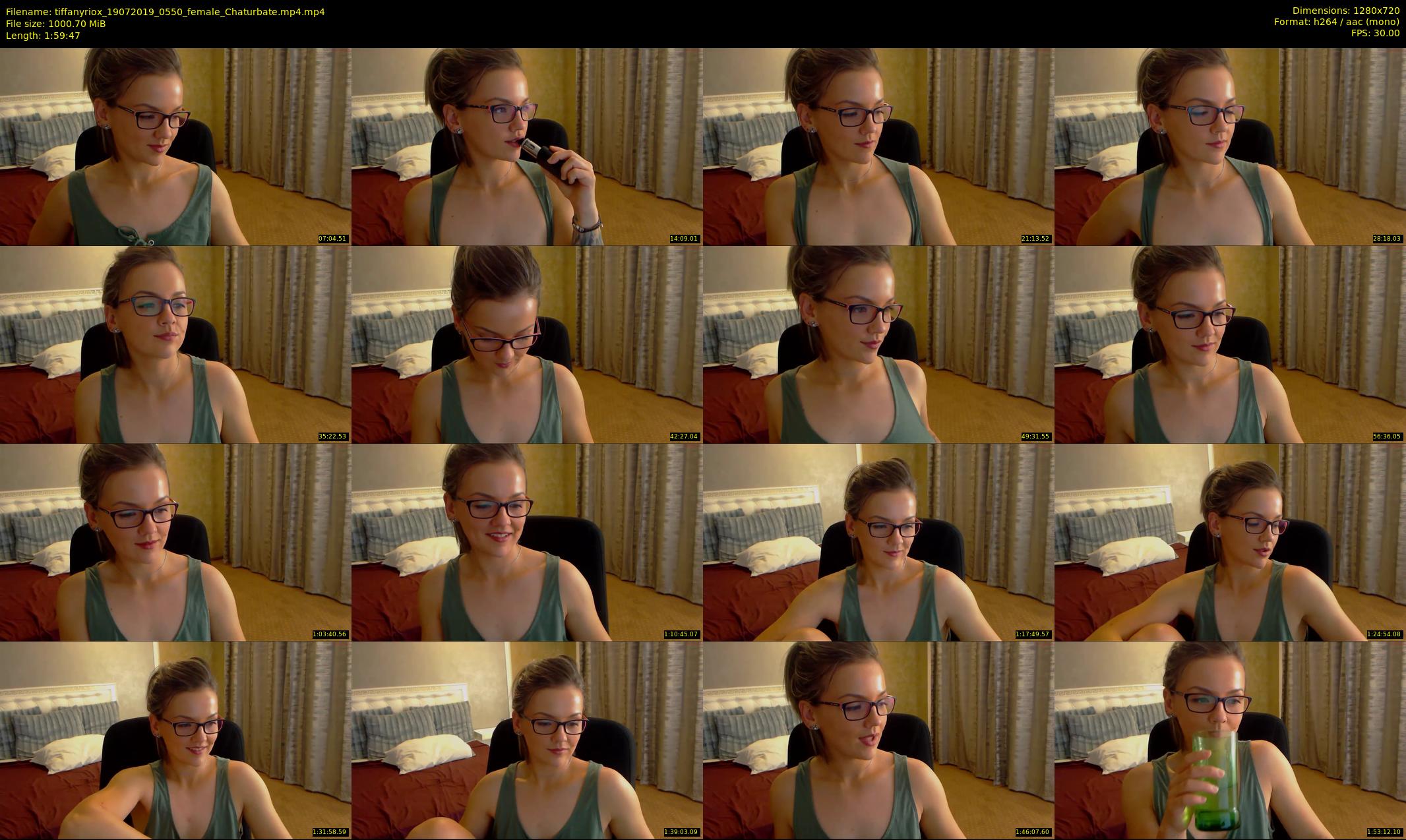 tiffanyriox — 120 minute Chaturbate female cam show recording, 720p, Jul 19, 2019