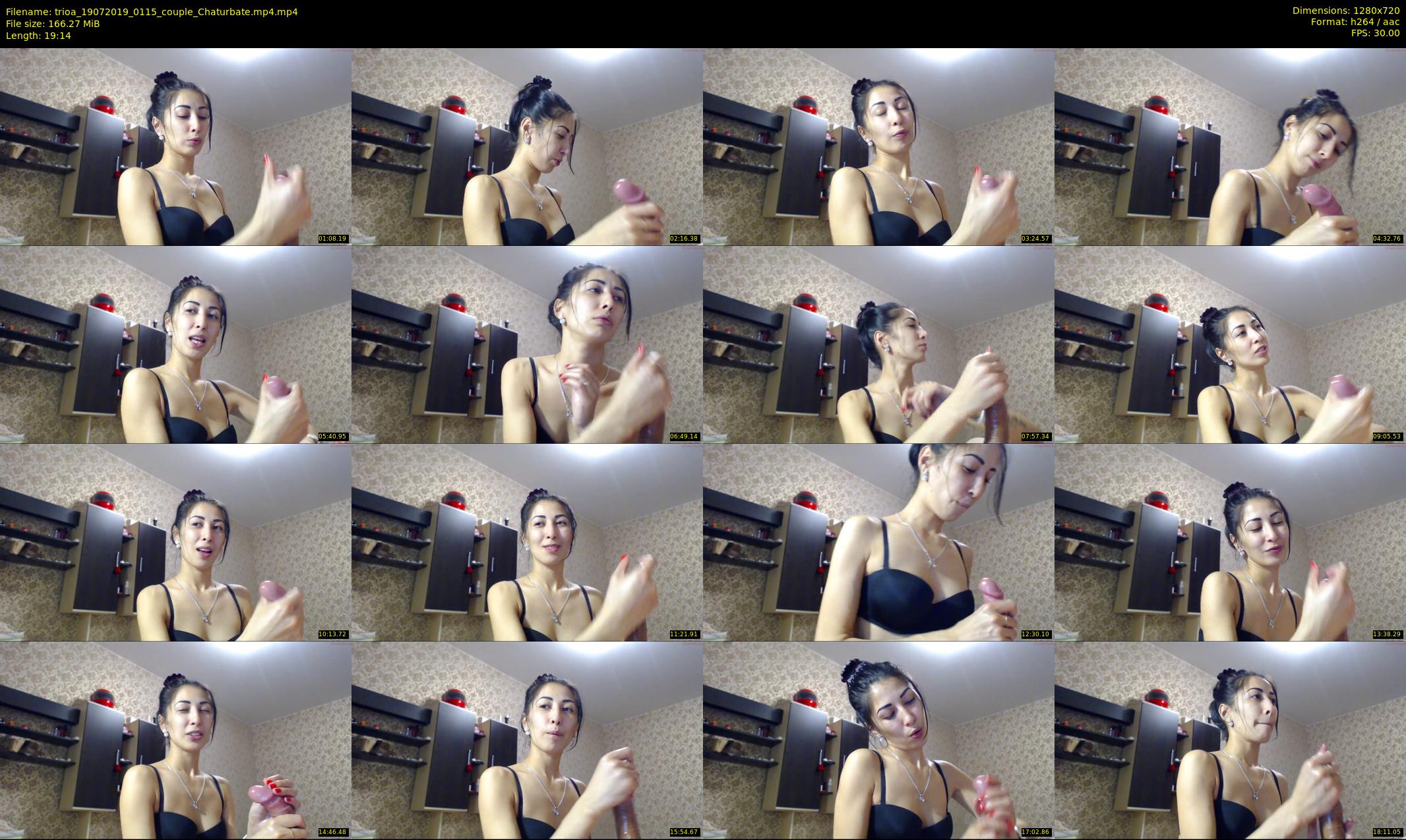 trioa — 20 minute Chaturbate couple cam show recording, 720p, Jul 19, 2019