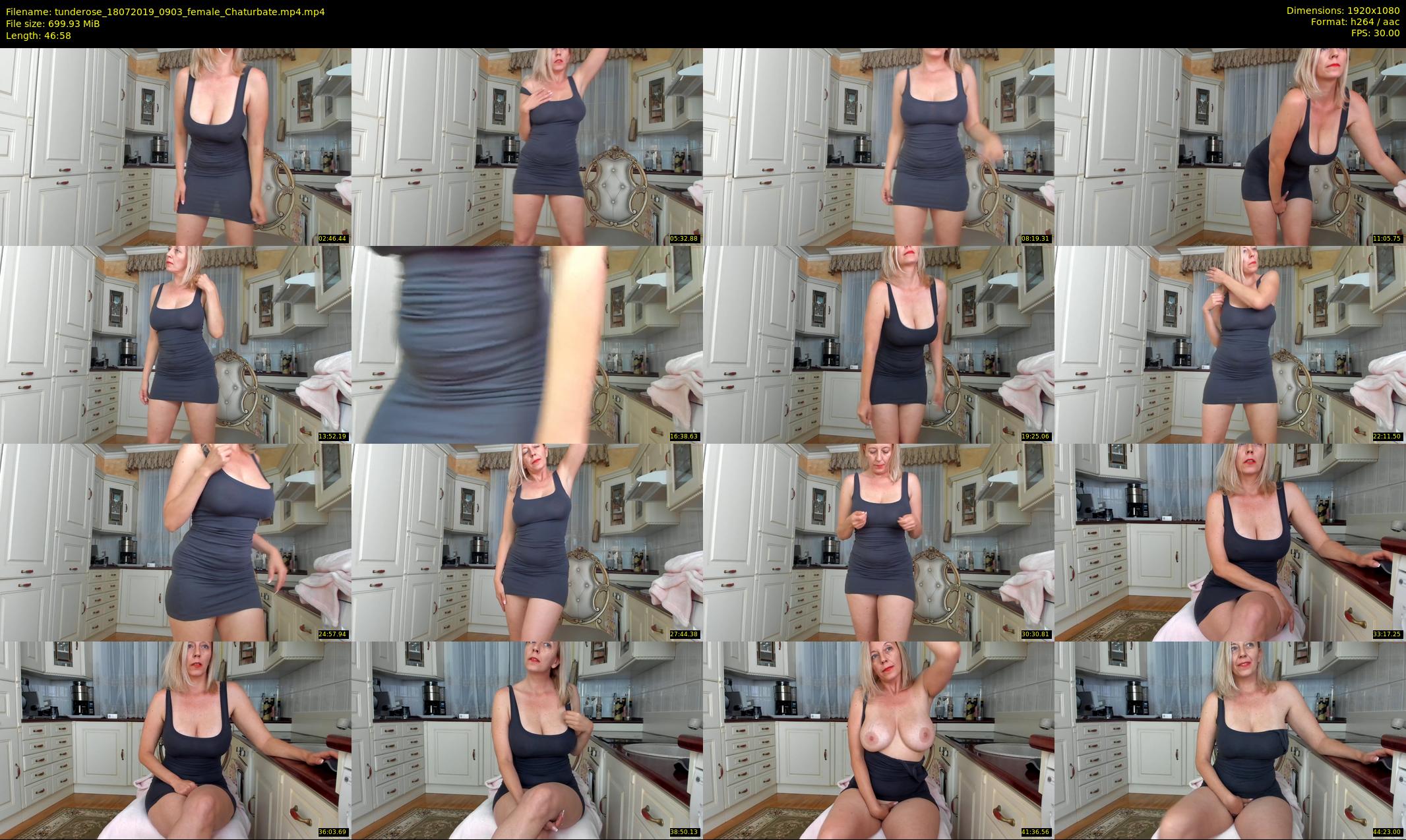 tunderose — 47 minute Chaturbate female cam show recording, 1080p, Jul 18, 2019