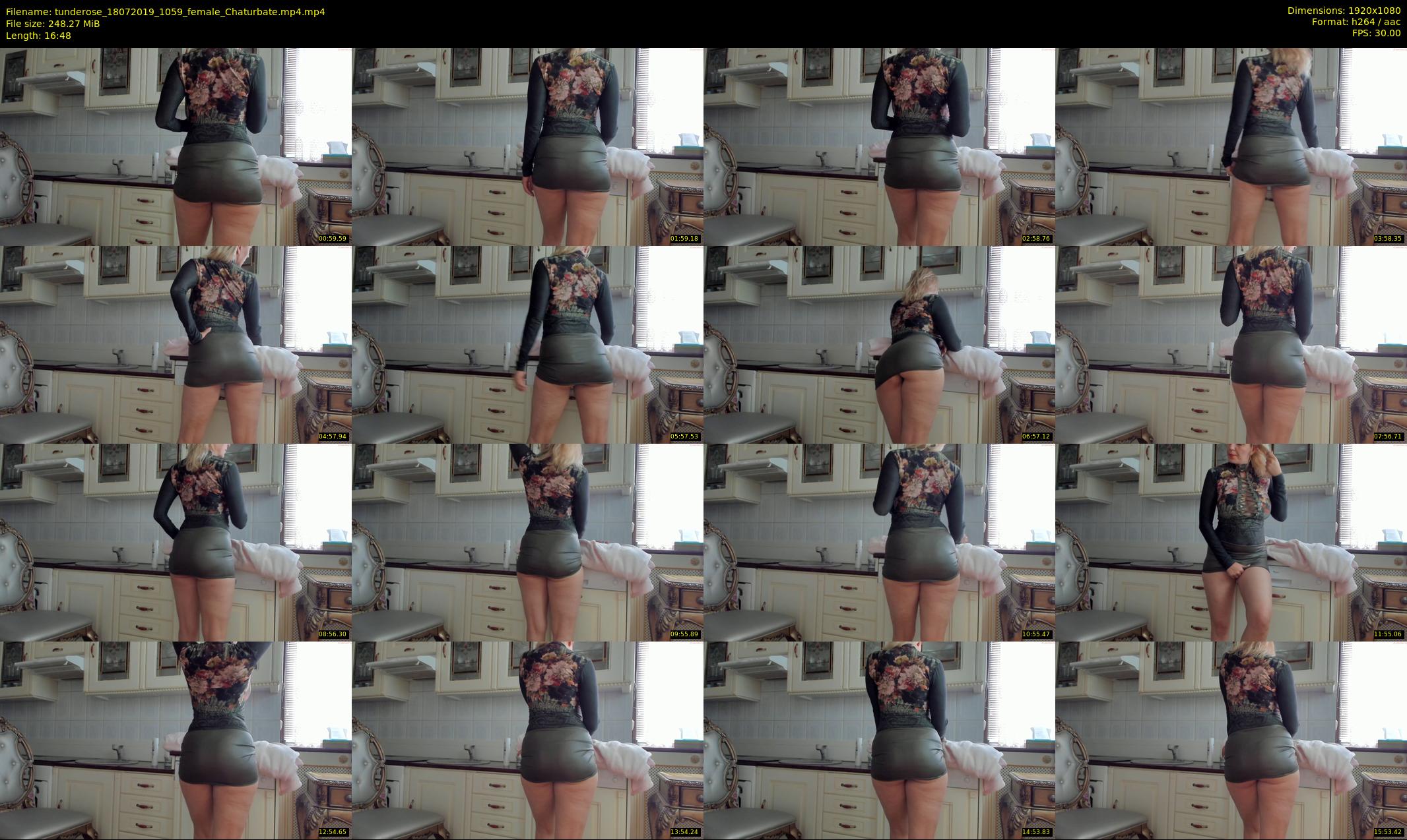 tunderose — 17 minute Chaturbate female cam show recording, 1080p, Jul 18, 2019