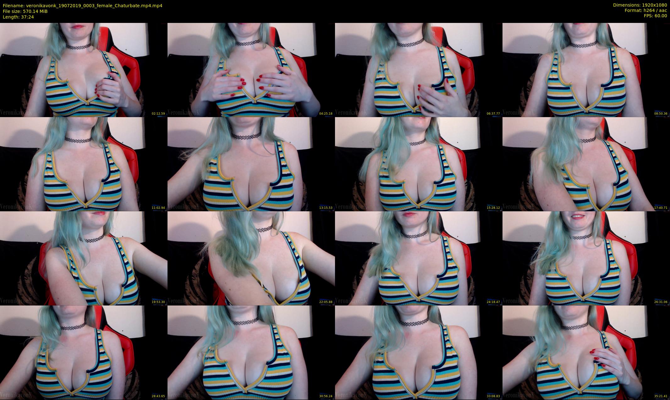 veronikavonk — 38 minute Chaturbate female cam show recording, 1080p, Jul 19, 2019