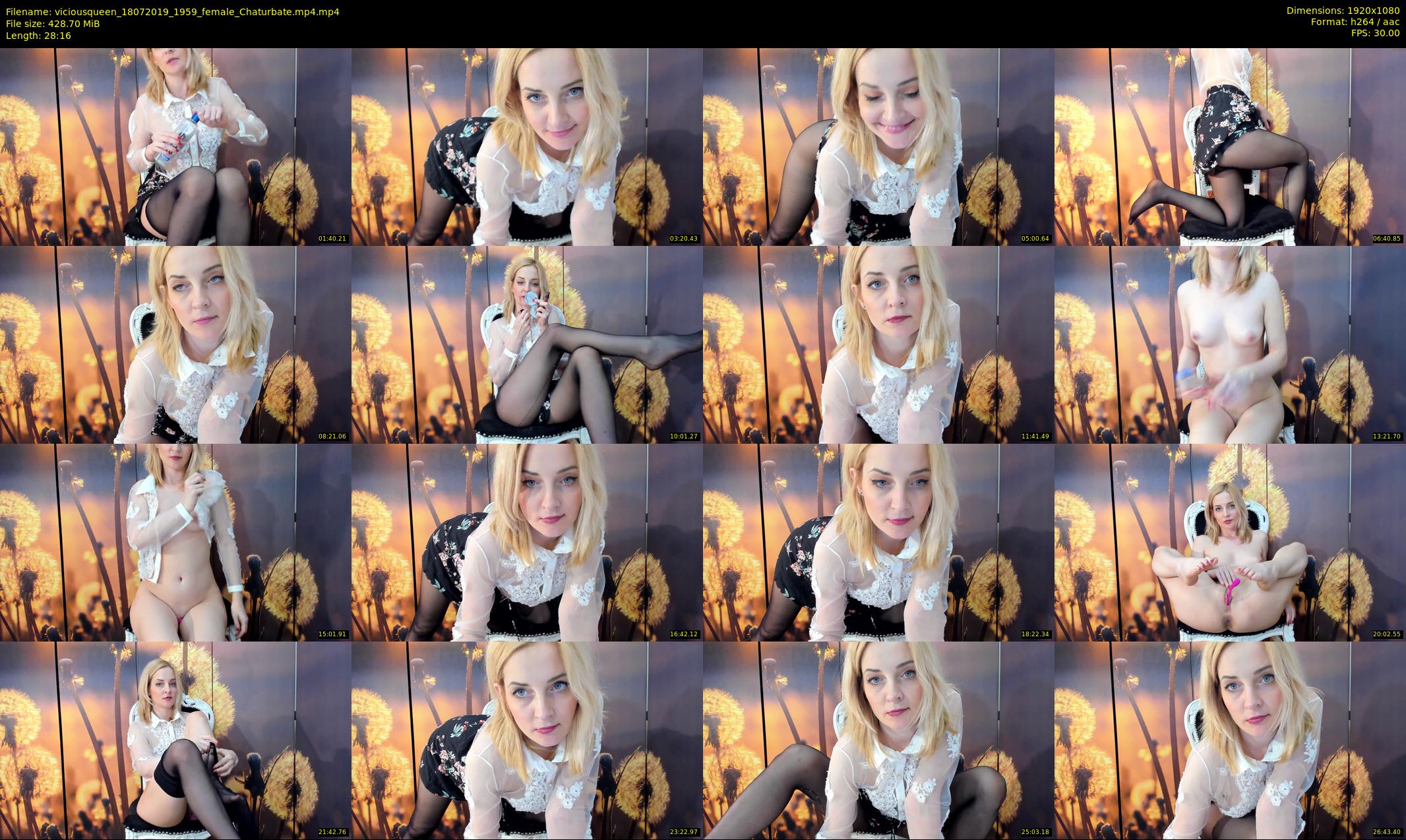 viciousqueen — 29 minute Chaturbate female cam show recording, 1080p, Jul 18, 2019