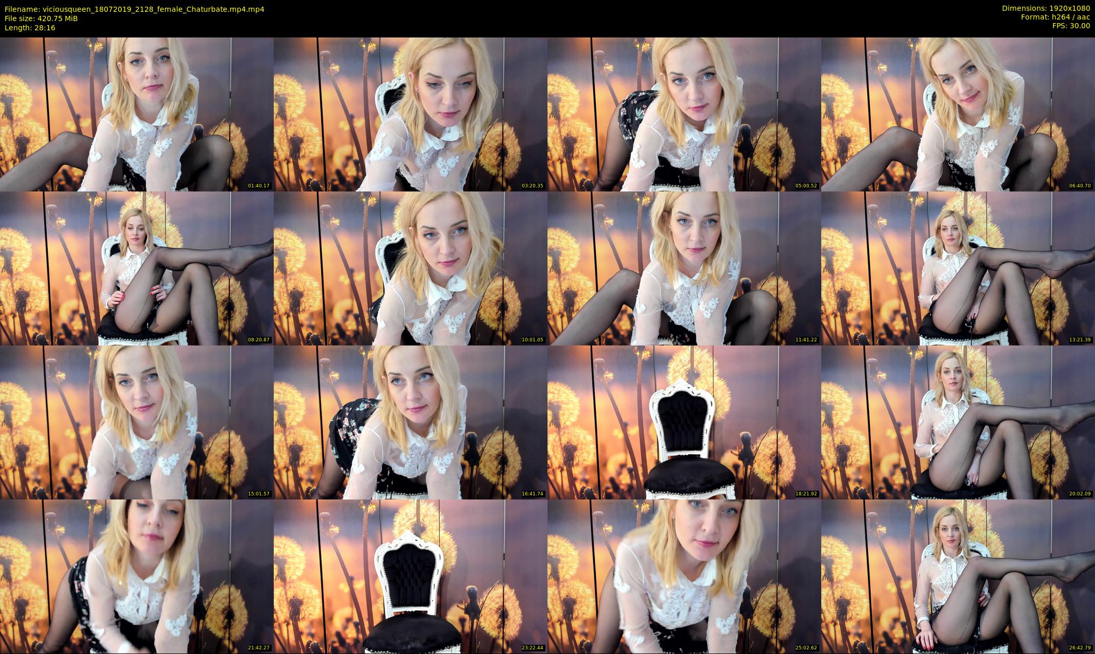 viciousqueen — 29 minute Chaturbate female cam show recording, 1080p, Jul 18, 2019