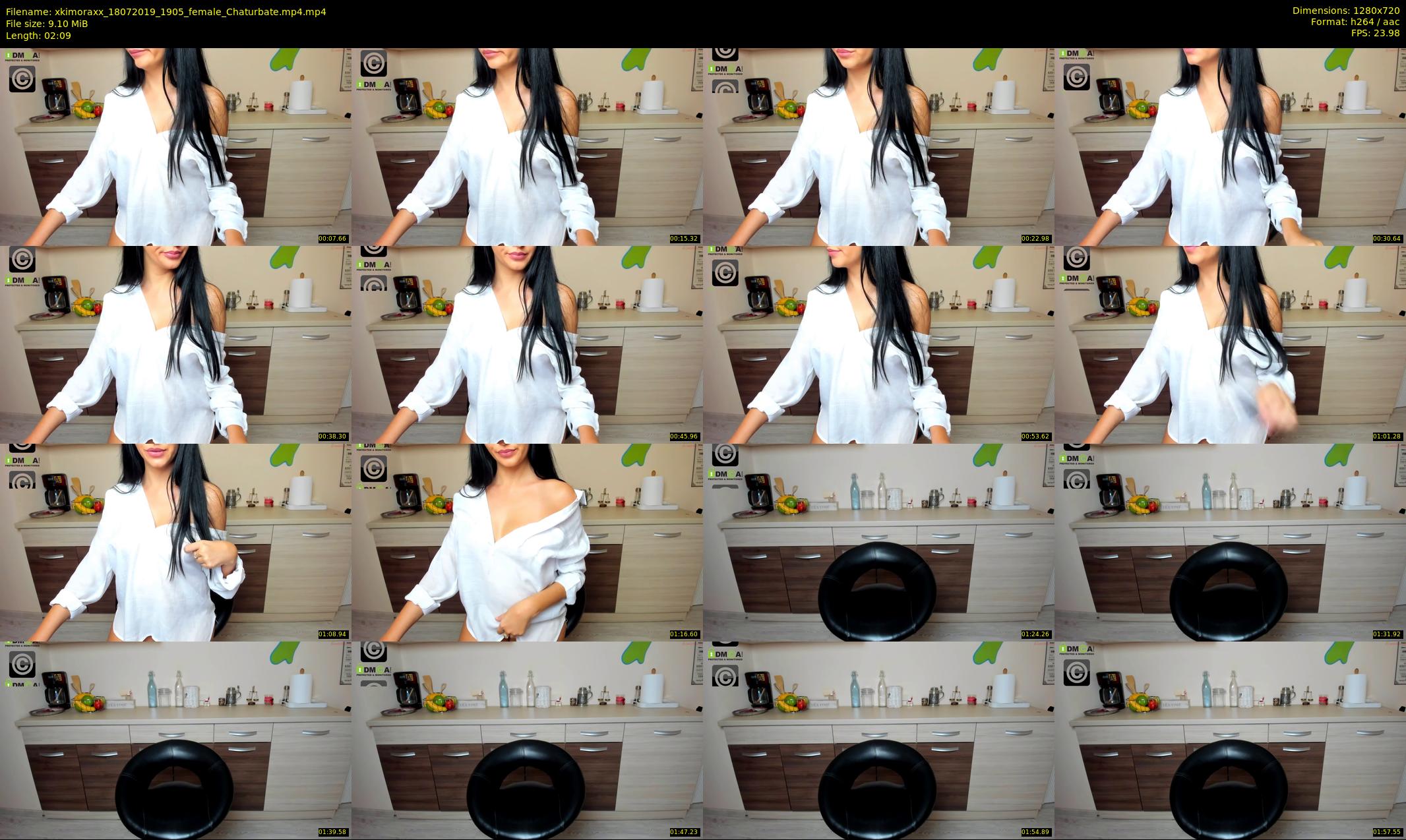 xkimoraxx — 3 minute Chaturbate female cam show recording, 720p, Jul 18, 2019