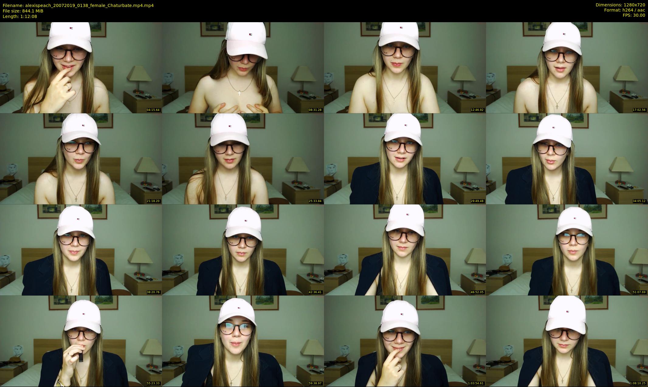 alexispeach — 73 minute Chaturbate female cam show recording, 720p, Jul 20, 2019