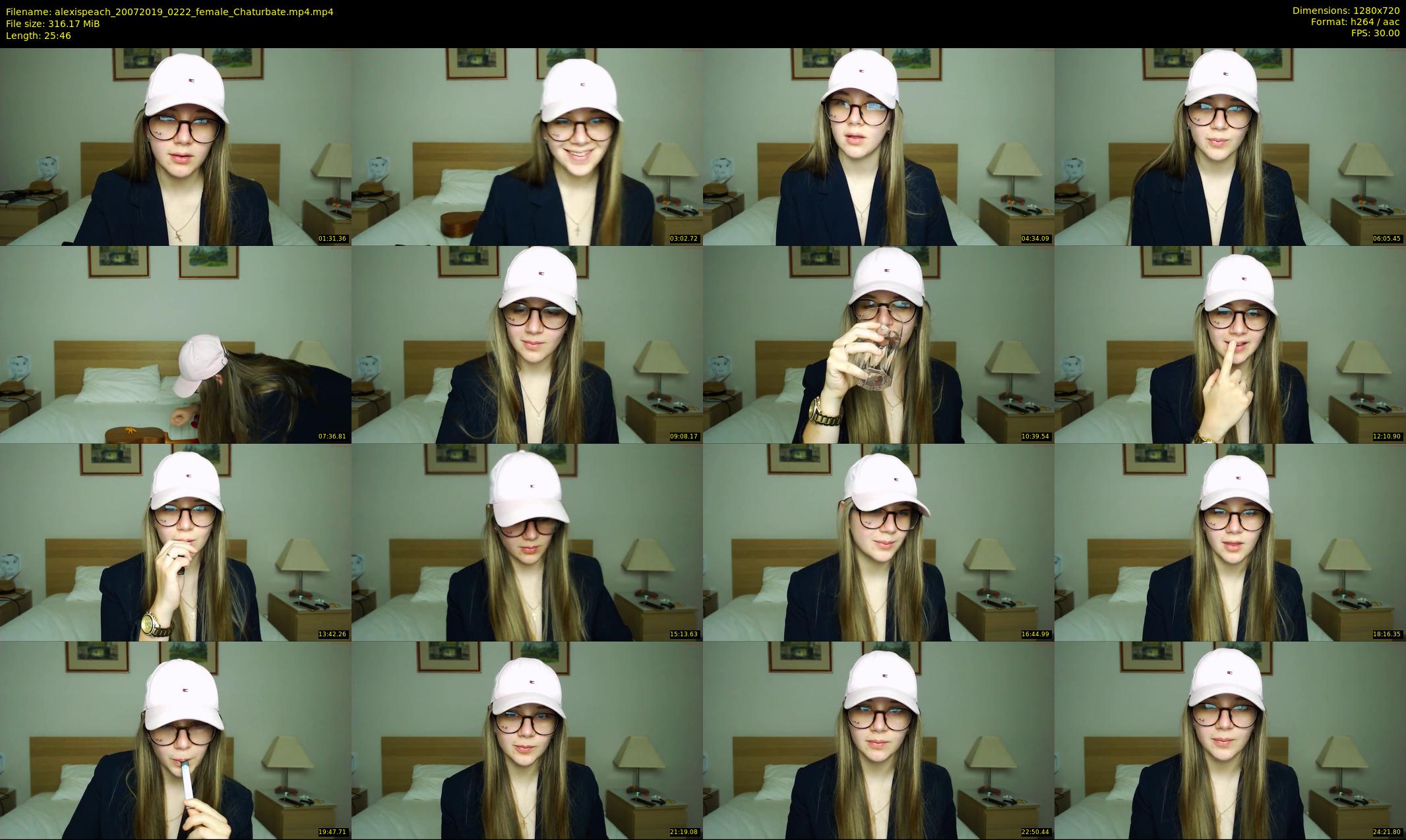 alexispeach — 26 minute Chaturbate female cam show recording, 720p, Jul 20, 2019