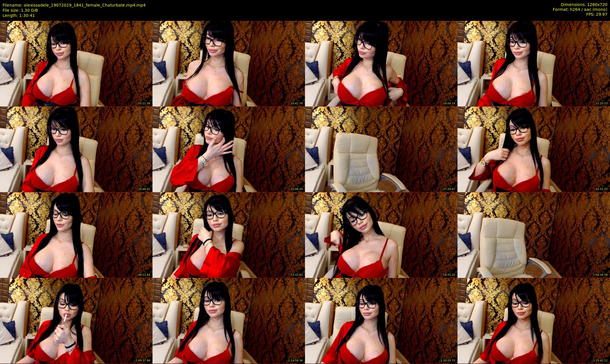 alexissadele — 91 minute Chaturbate female cam show recording, 720p, Jul 19, 2019