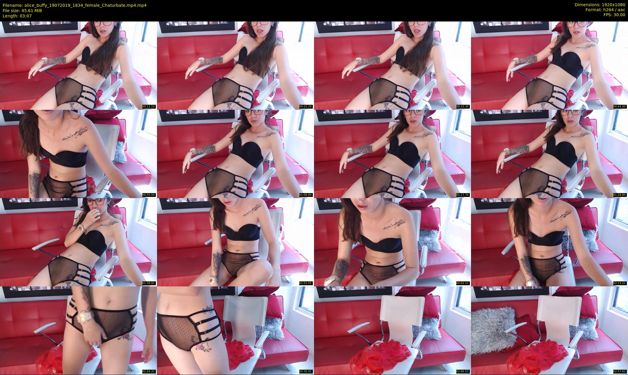 alice_buffy — 4 minute Chaturbate female cam show recording, 1080p, Jul 19, 2019