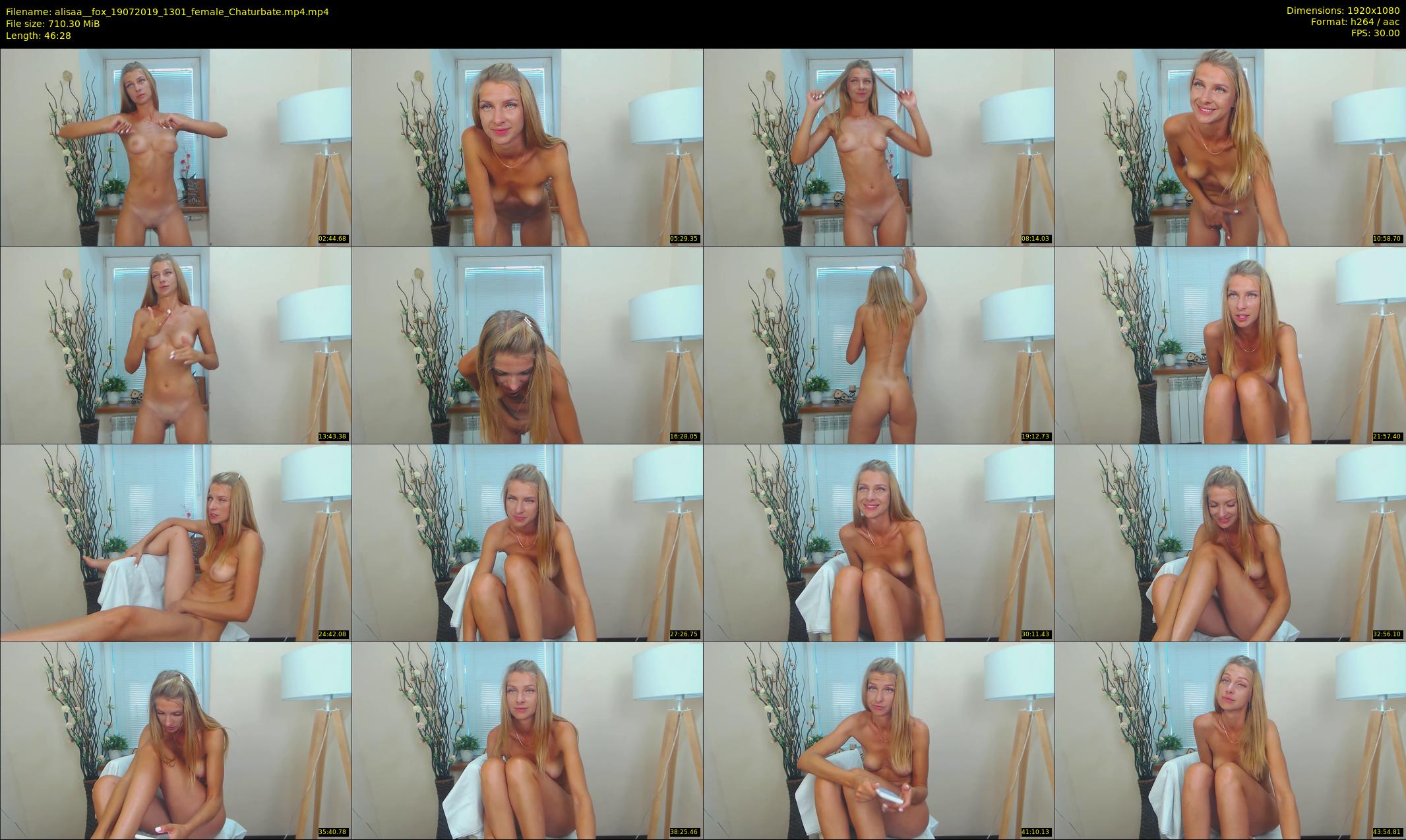 alisaa__fox — 47 minute Chaturbate female cam show recording, 1080p, Jul 19, 2019