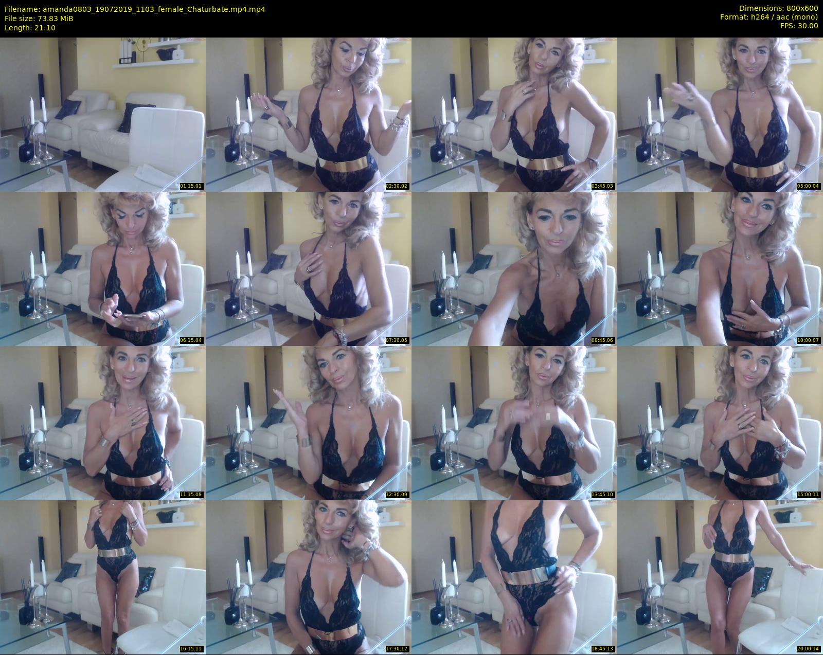 amanda0803 — 22 minute Chaturbate female cam show recording, 480p, Jul 19, 2019