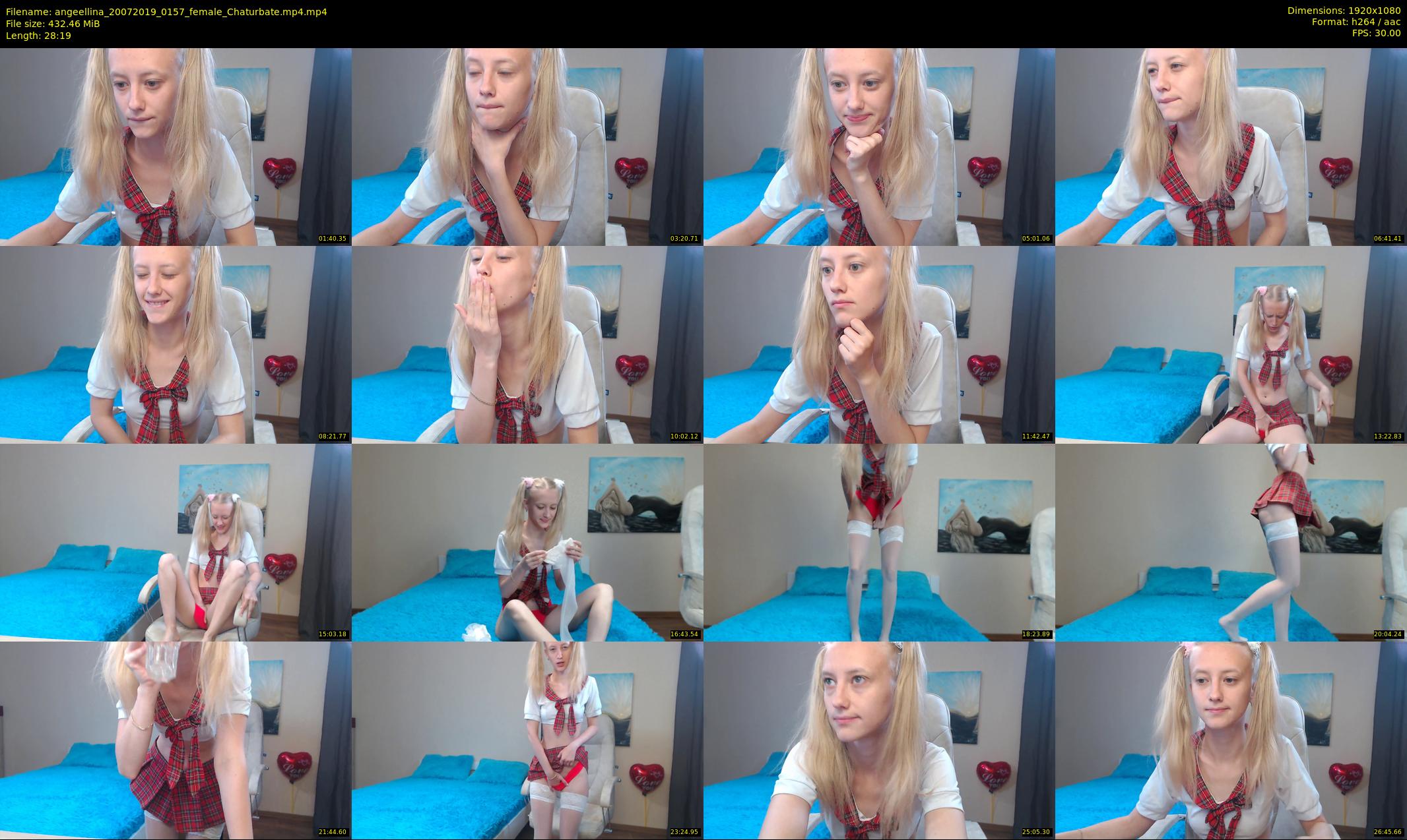 angeellina — 29 minute Chaturbate female cam show recording, 1080p, Jul 20, 2019