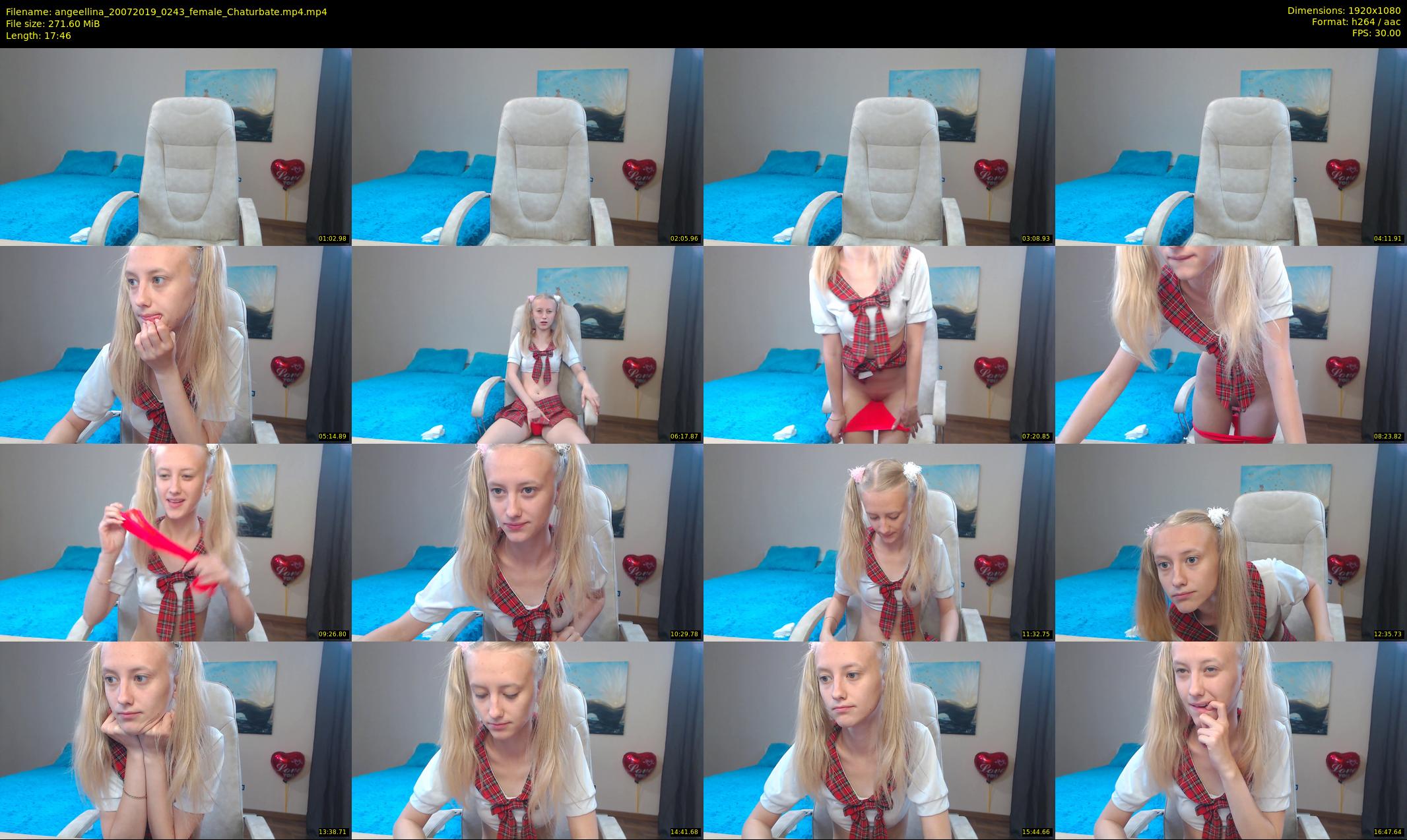 angeellina — 18 minute Chaturbate female cam show recording, 1080p, Jul 20, 2019