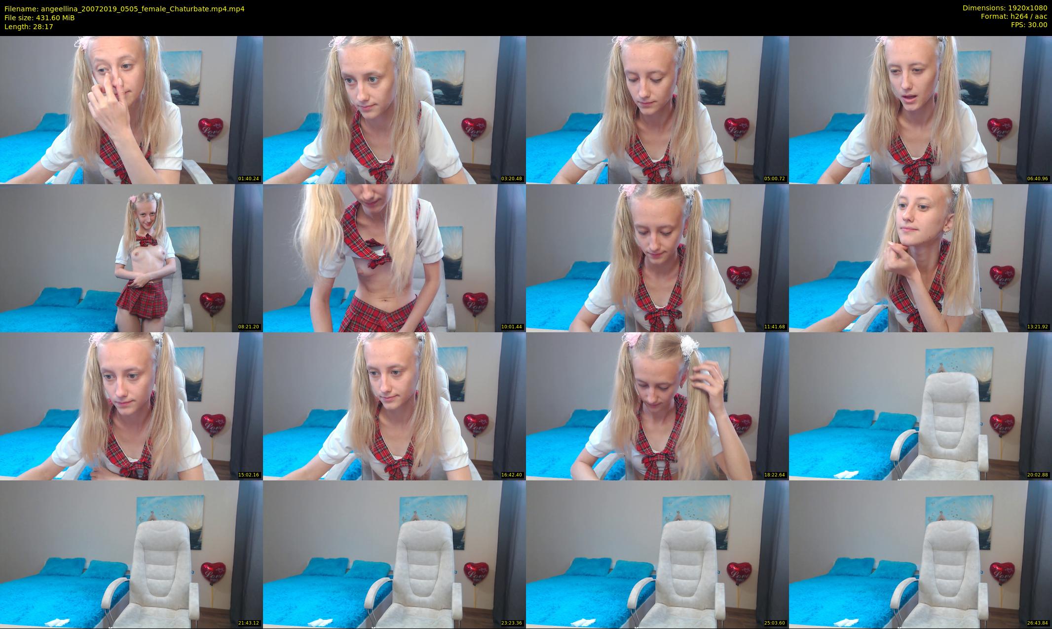 angeellina — 29 minute Chaturbate female cam show recording, 1080p, Jul 20, 2019