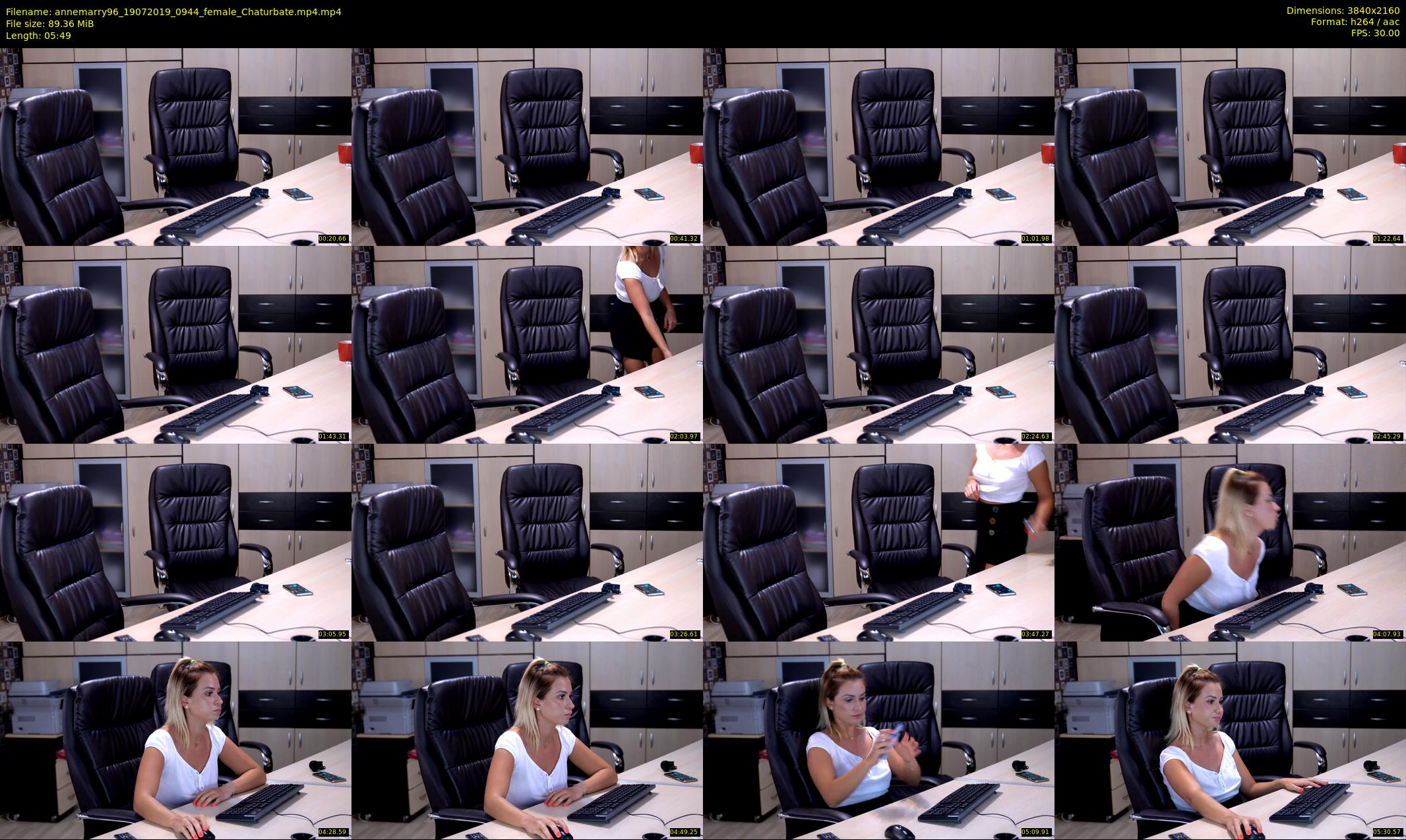 annemarry96 — 6 minute Chaturbate female cam show recording, 4K, Jul 19, 2019