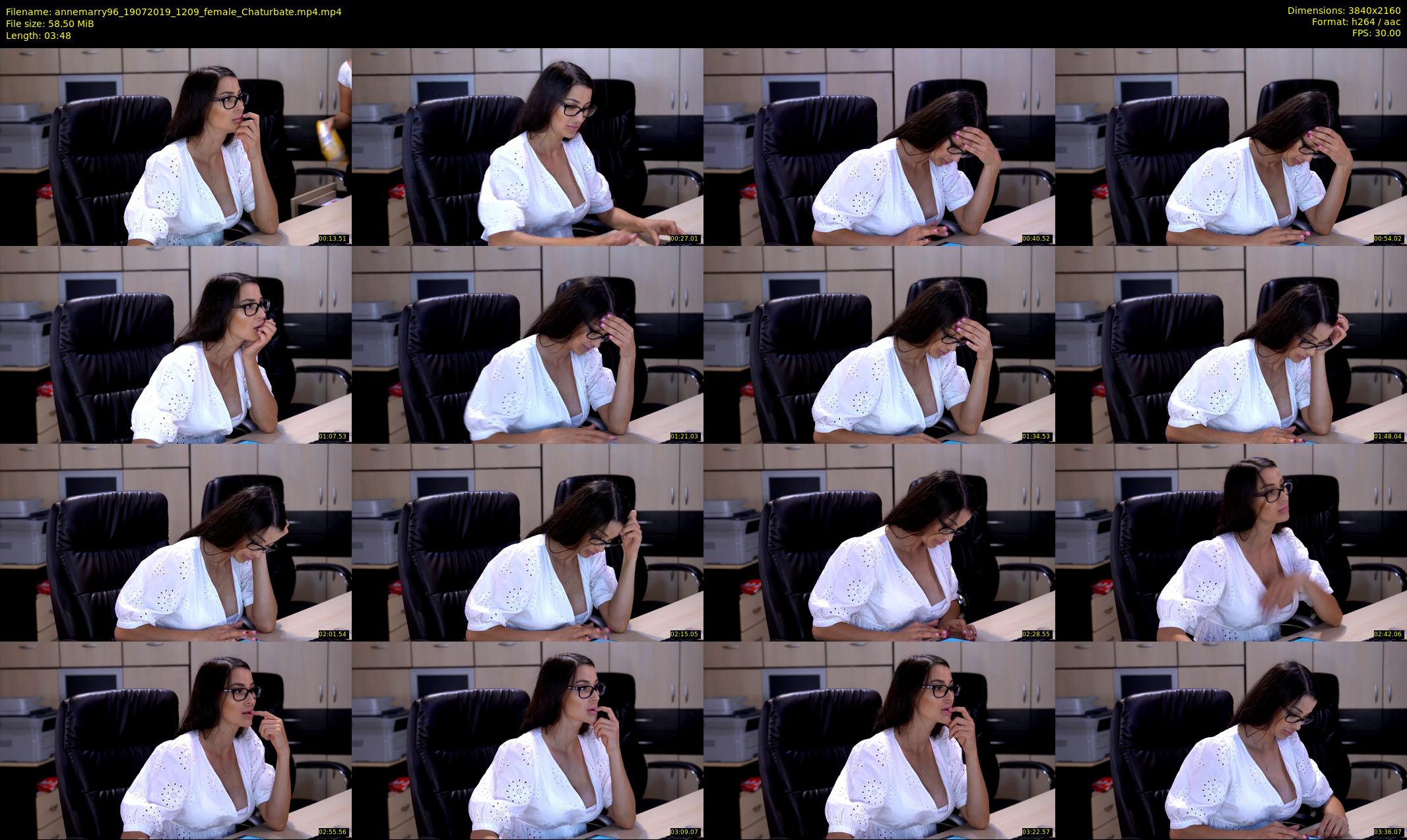 annemarry96 — 4 minute Chaturbate female cam show recording, 4K, Jul 19, 2019