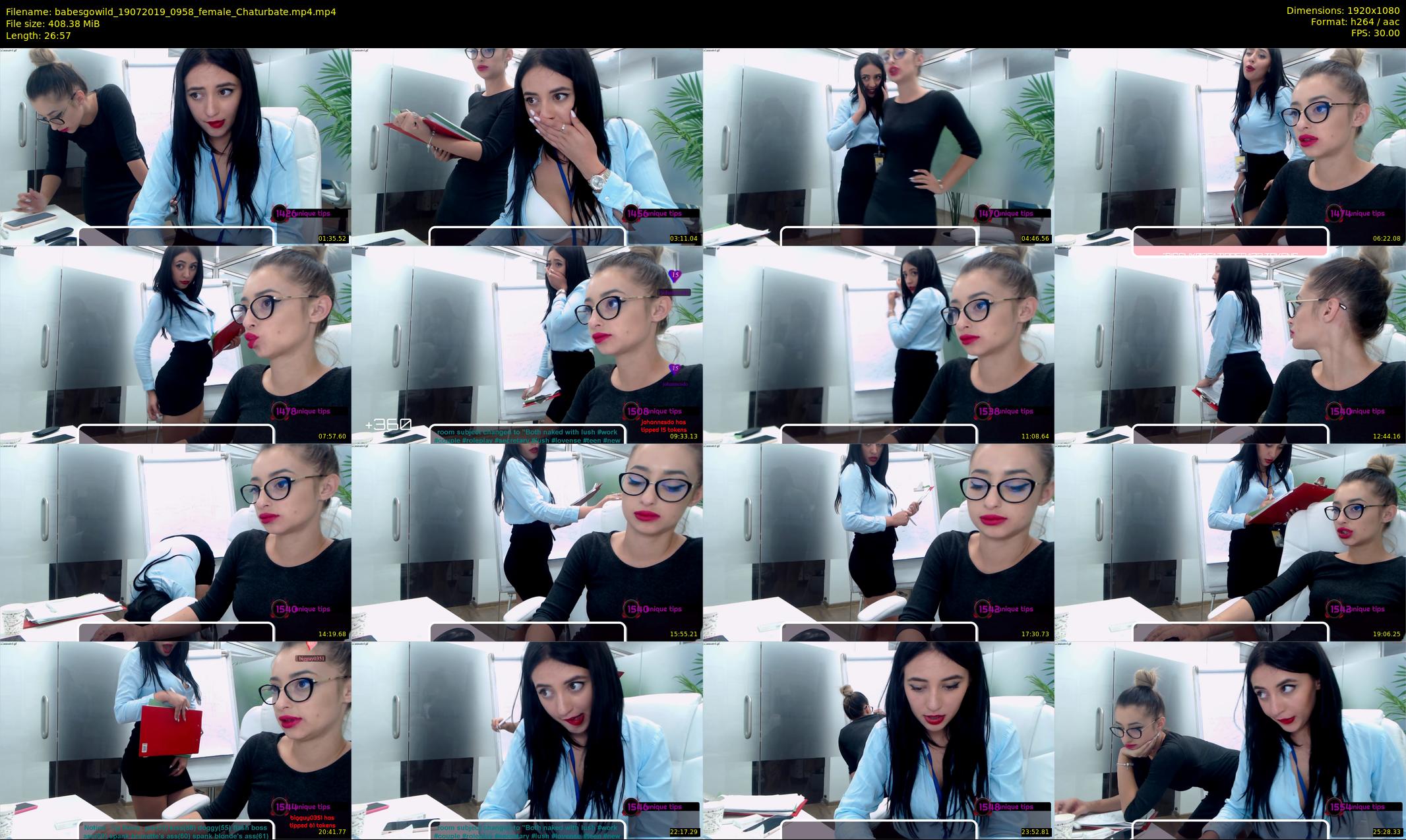 babesgowild — 27 minute Chaturbate couple cam show recording, 1080p, Jul 19, 2019