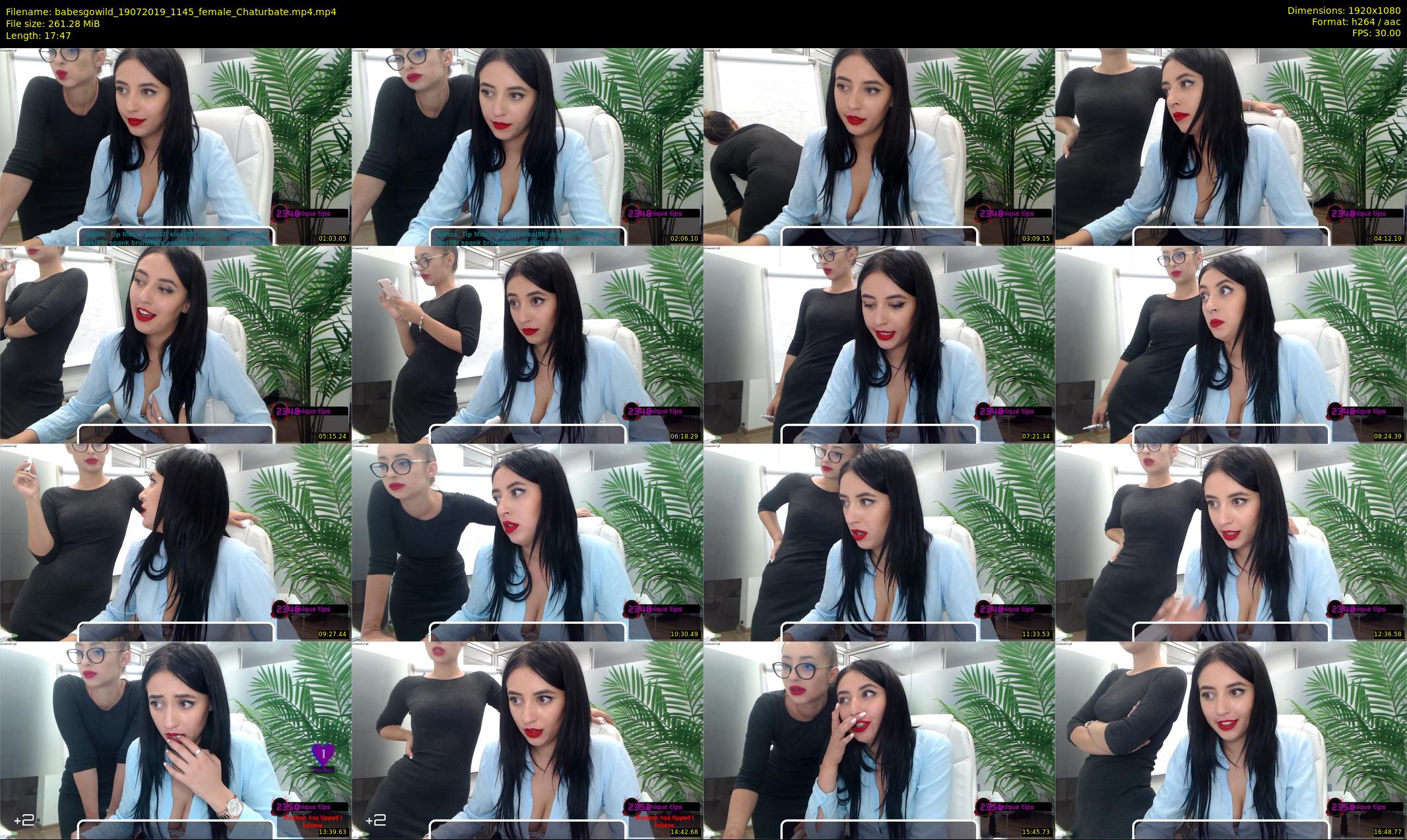 babesgowild — 18 minute Chaturbate couple cam show recording, 1080p, Jul 19, 2019
